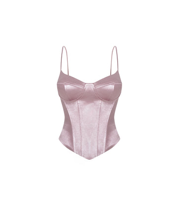 Silk Corset Top