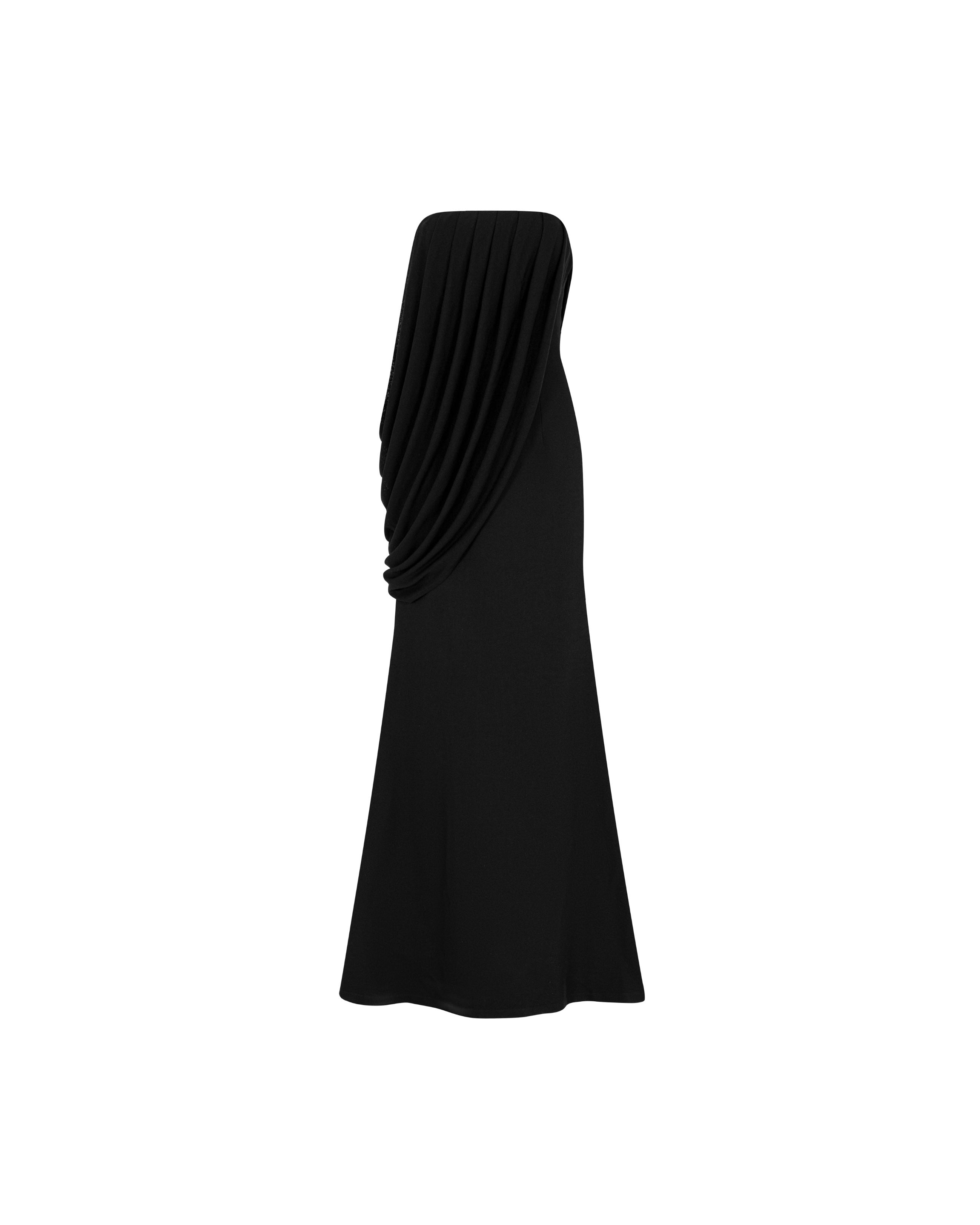 Asymmetric Drape Dress