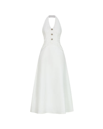Vogue Buttoned Dress