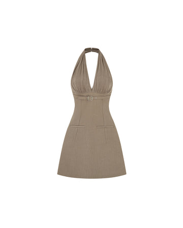 Bustier Stretch Belt Dress