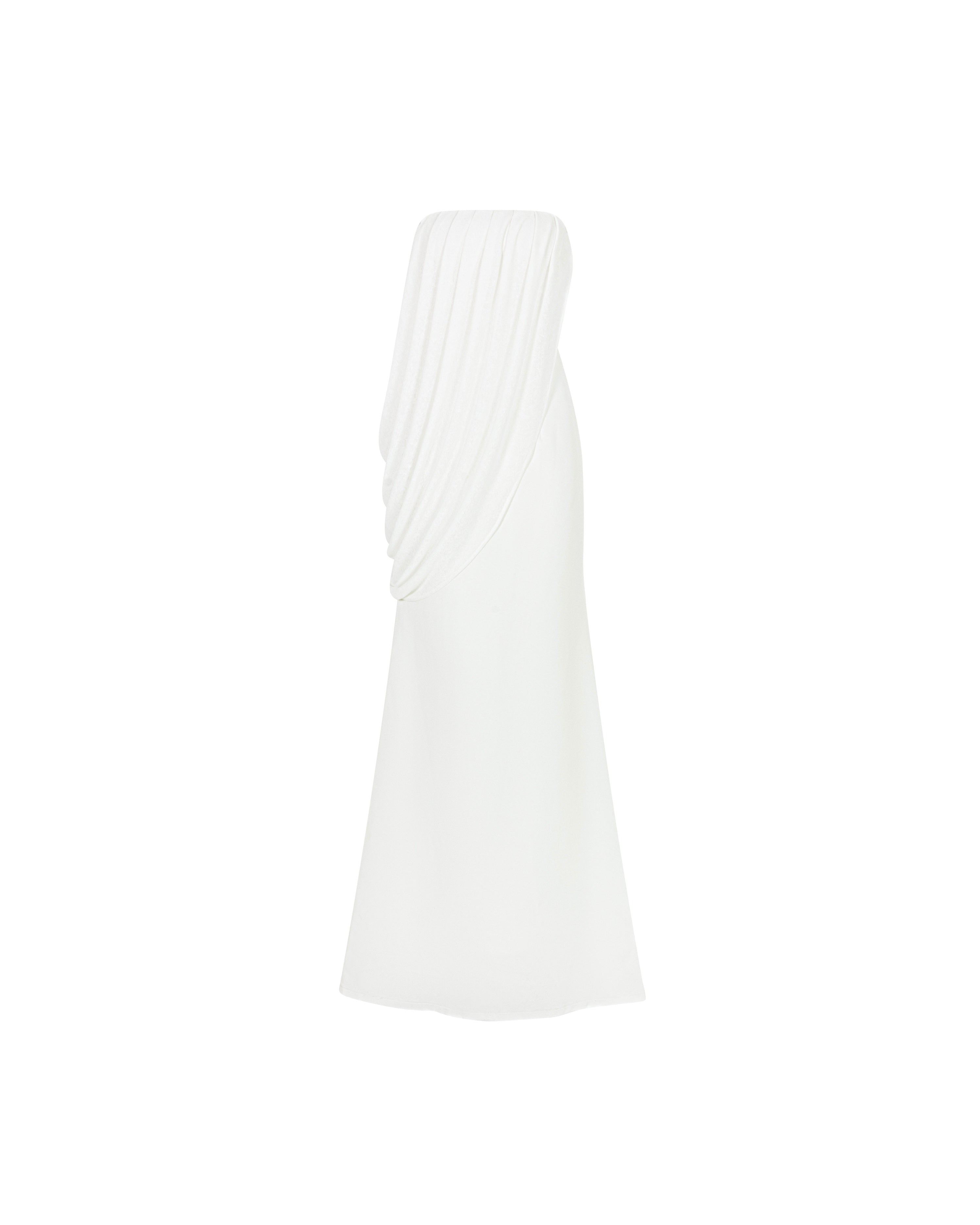 Asymmetric Drape Dress