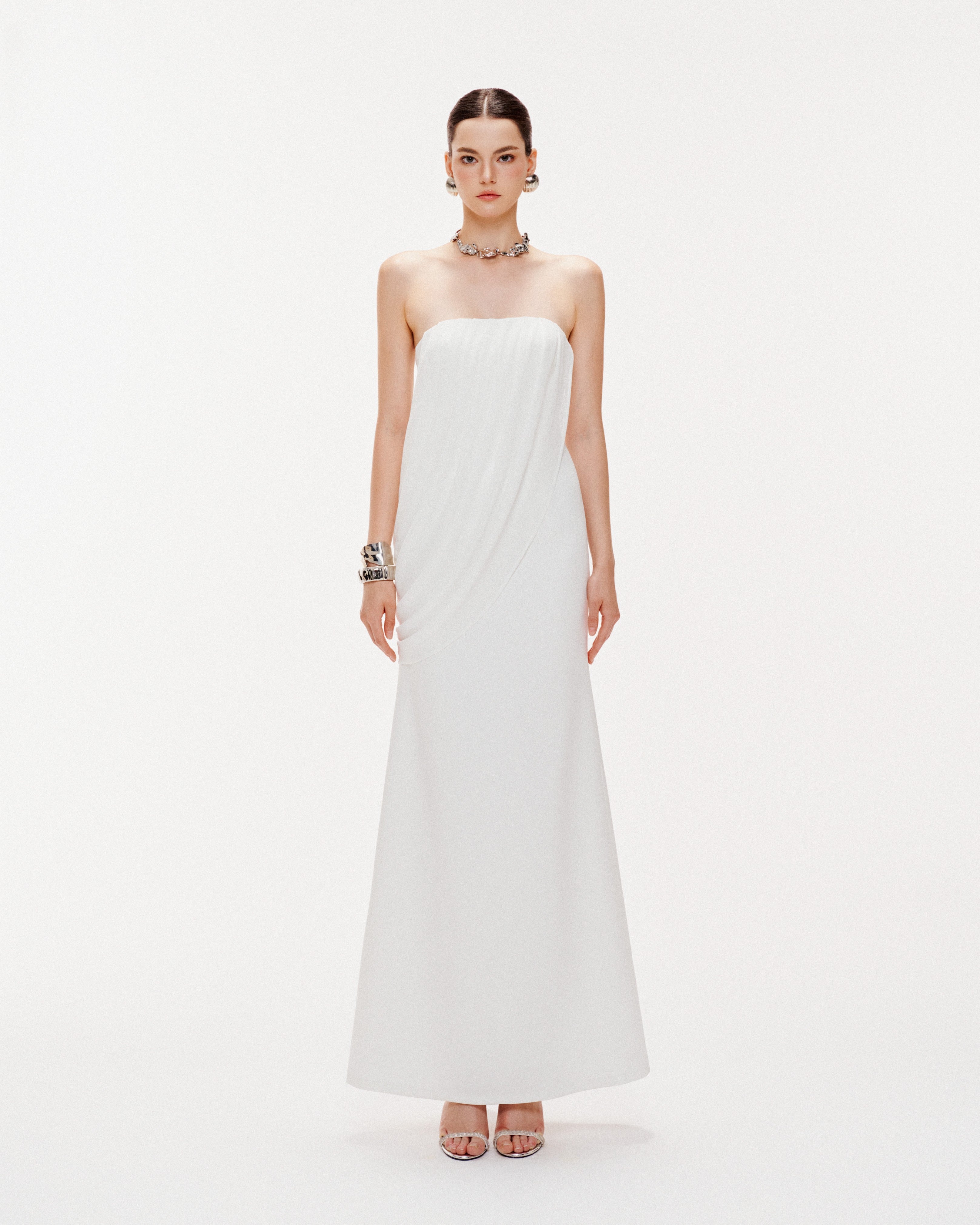 Asymmetric Drape Dress