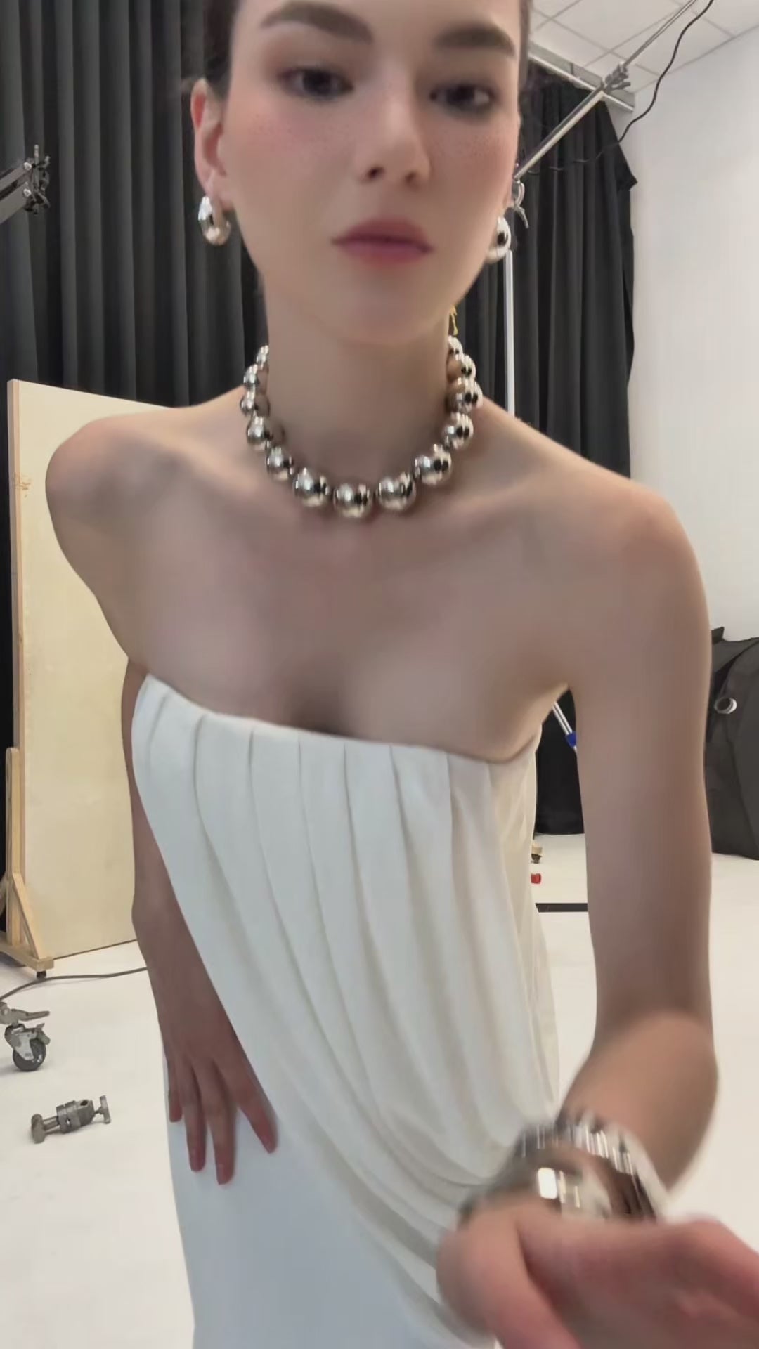 Asymmetric Drape Dress