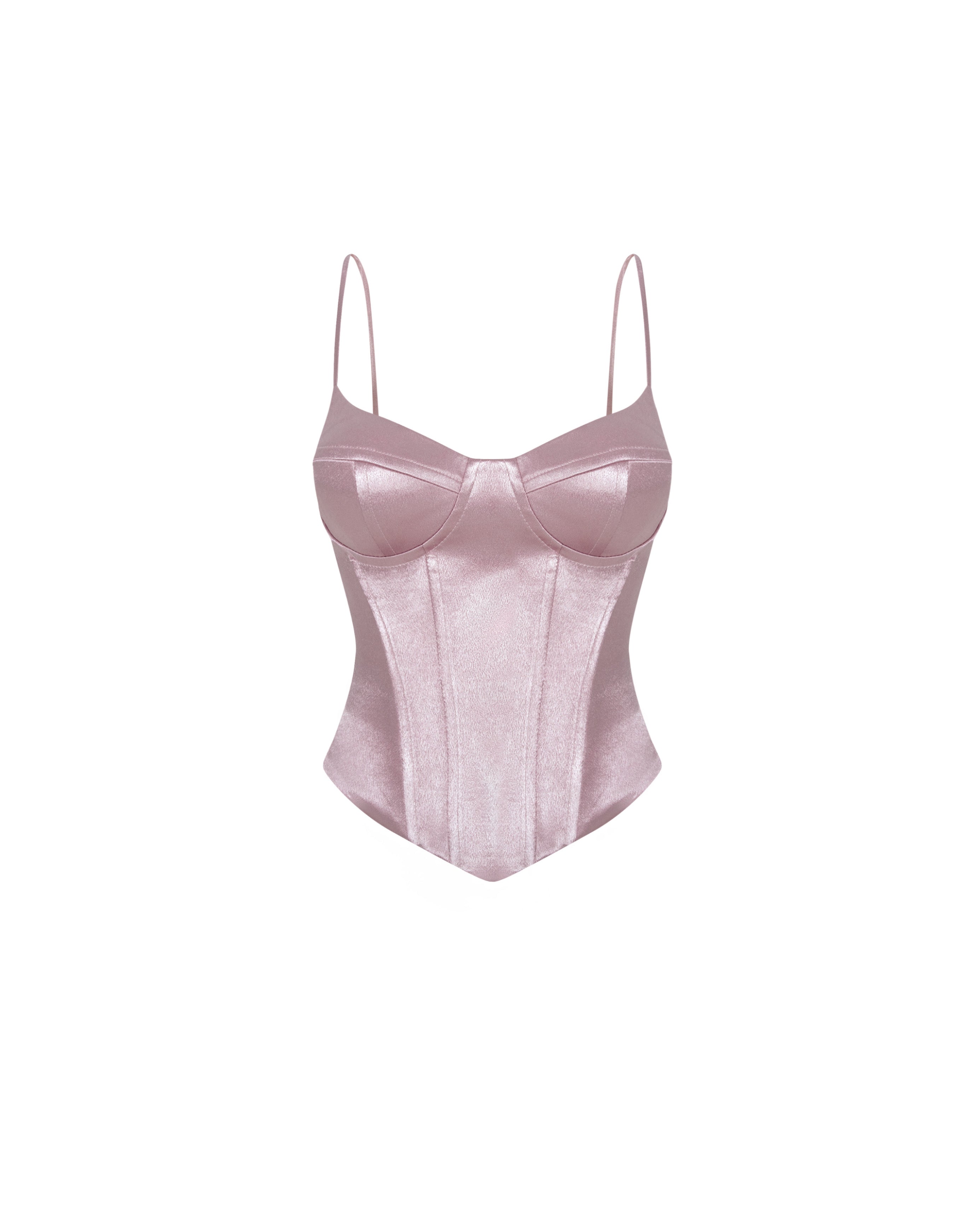 Silk Corset Top