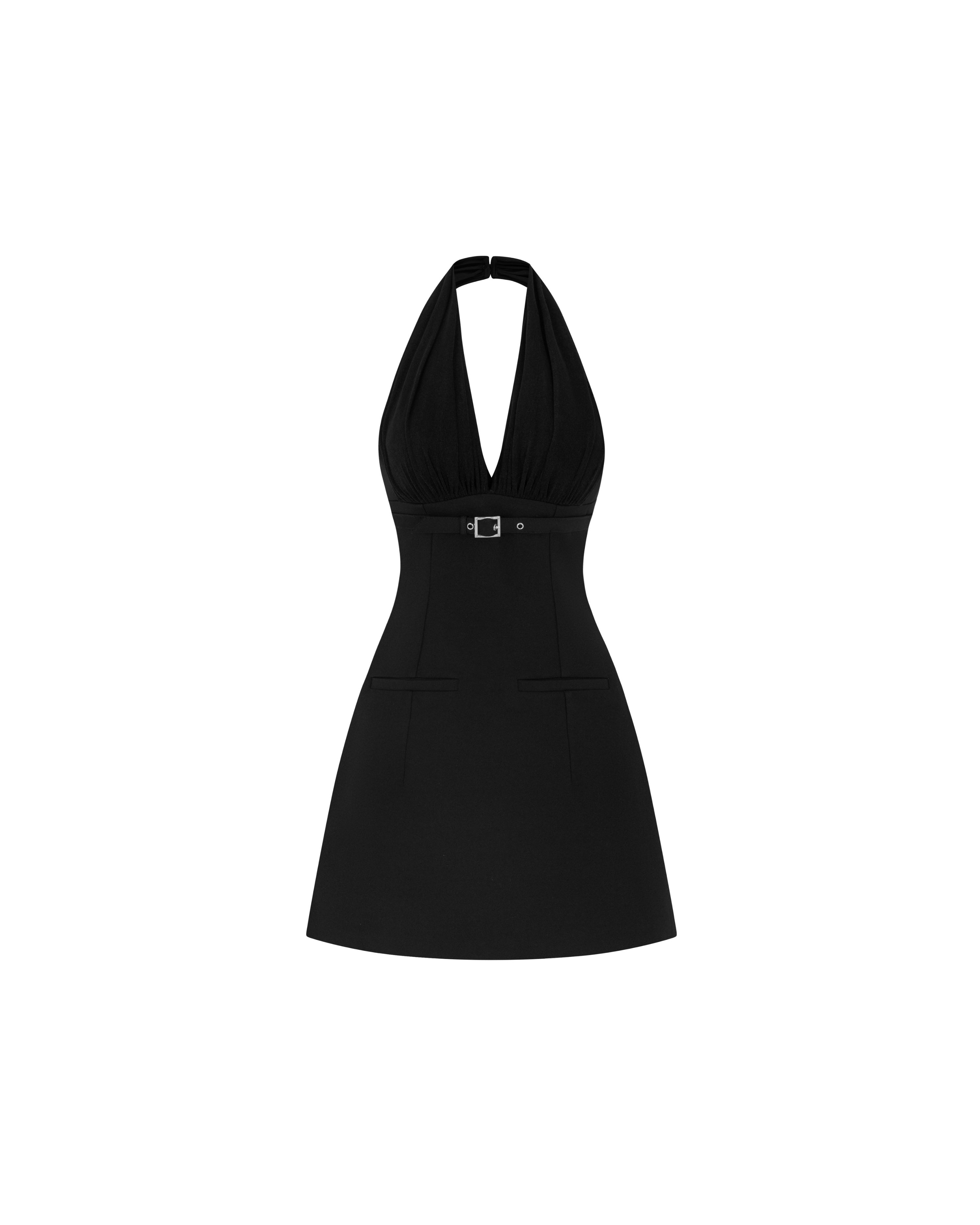 Bustier Stretch Belt Dress