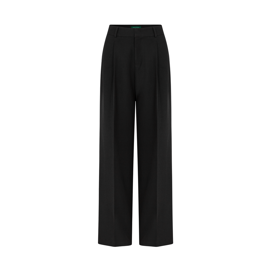 Basic straight leg trousers