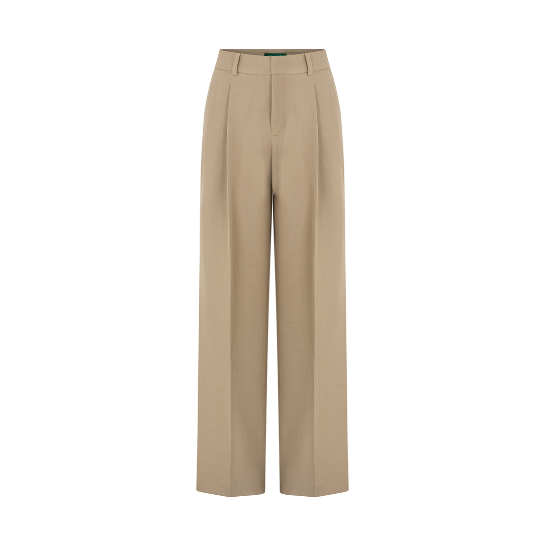 Basic straight leg trousers