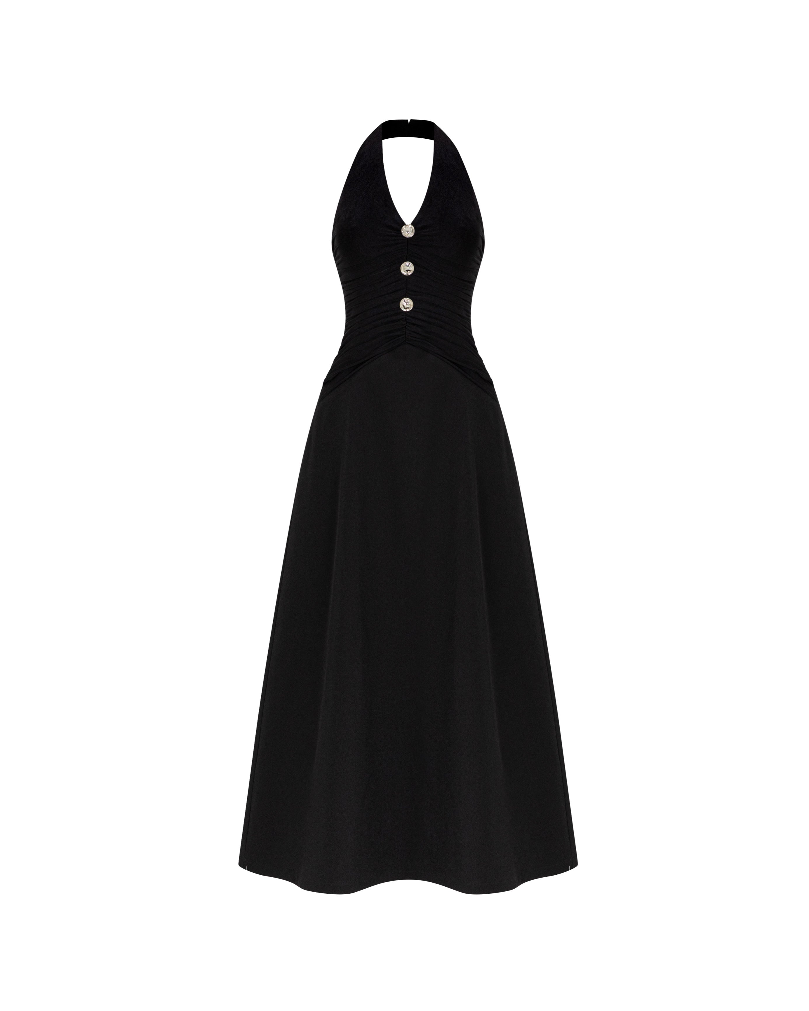 Vogue Buttoned Dress