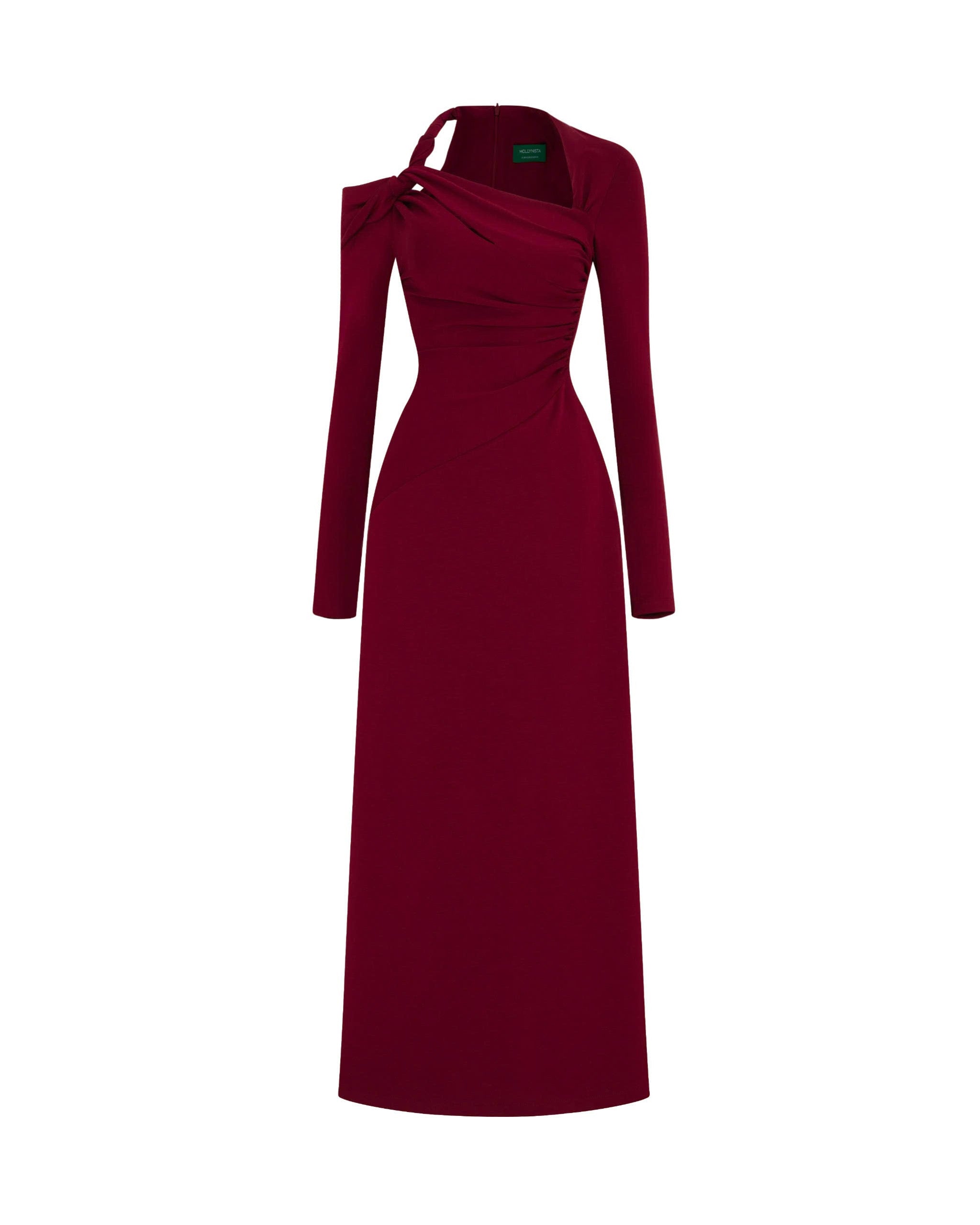 Ruffle Shoulder Dress
