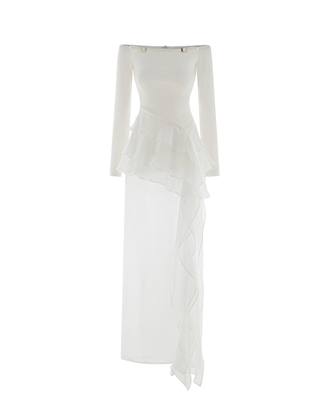 Tulle Embrace Off-Shoulder Dress