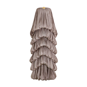 Maxi Glitter Silk Mushroom Dress