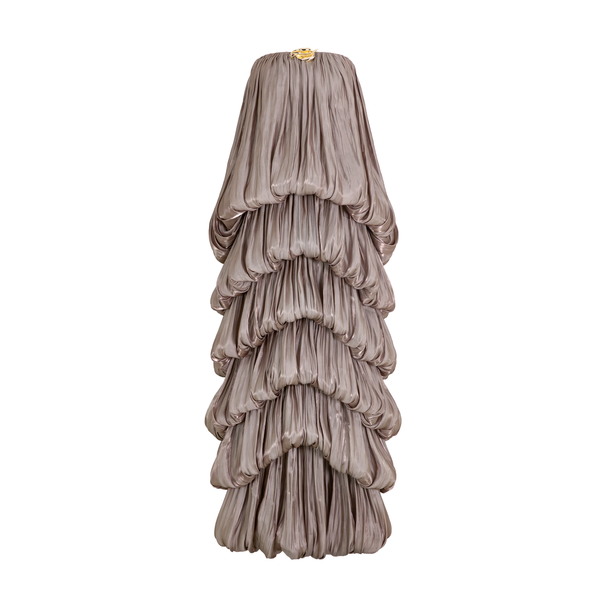 Maxi Glitter Silk Mushroom Dress