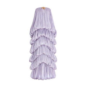 Maxi Glitter Silk Mushroom Dress