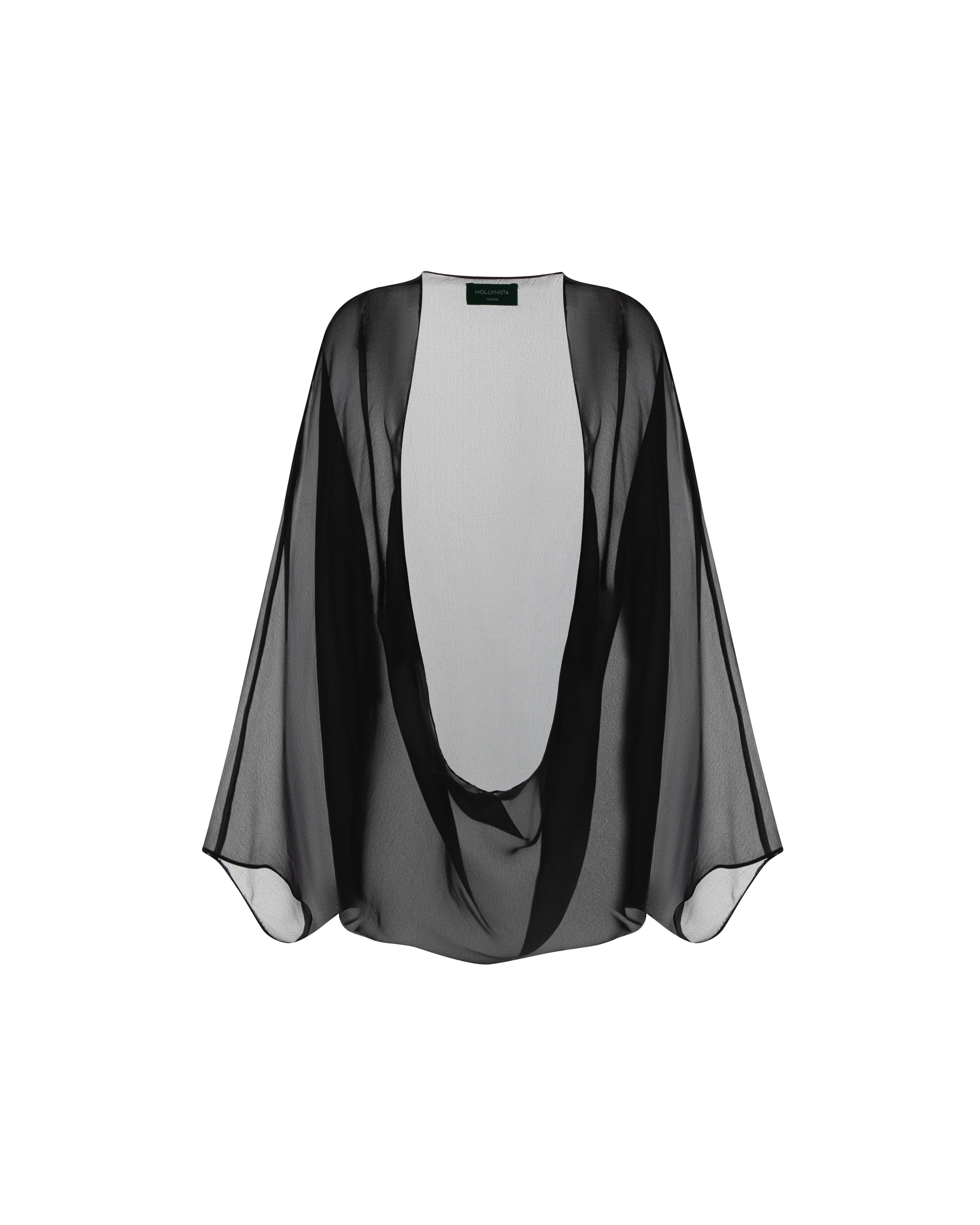 Mystique Metallic Festival Hooded Cape