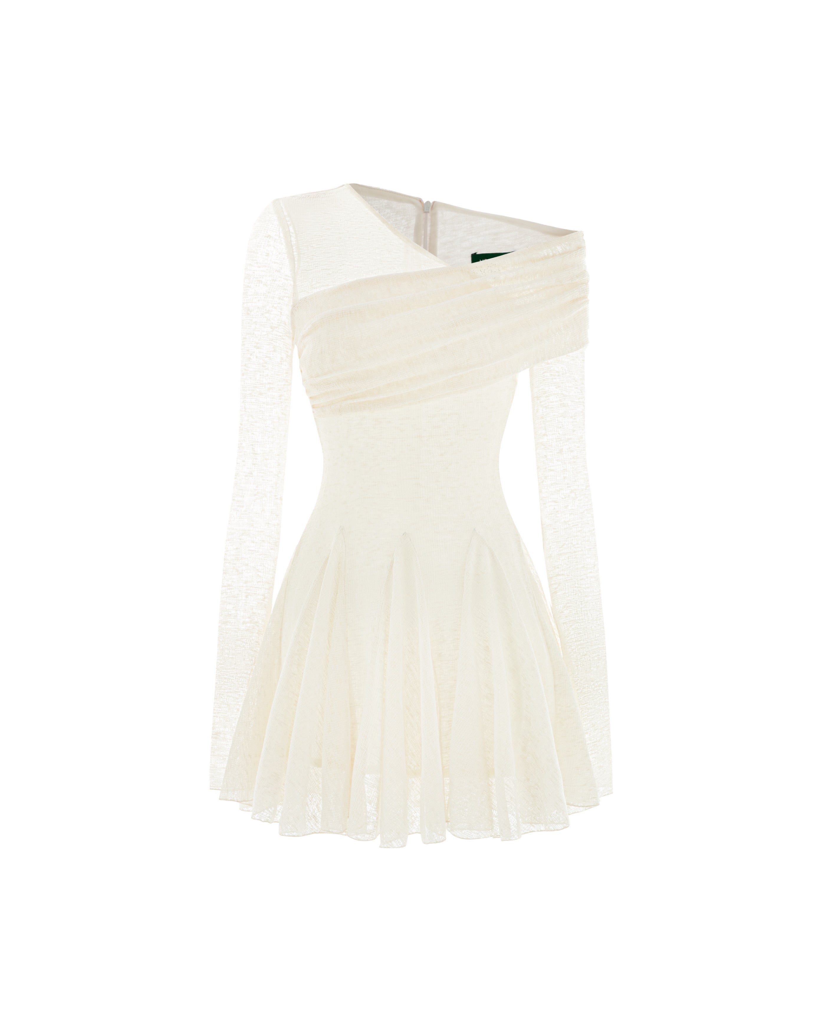 Panel Stretch Mesh Dress