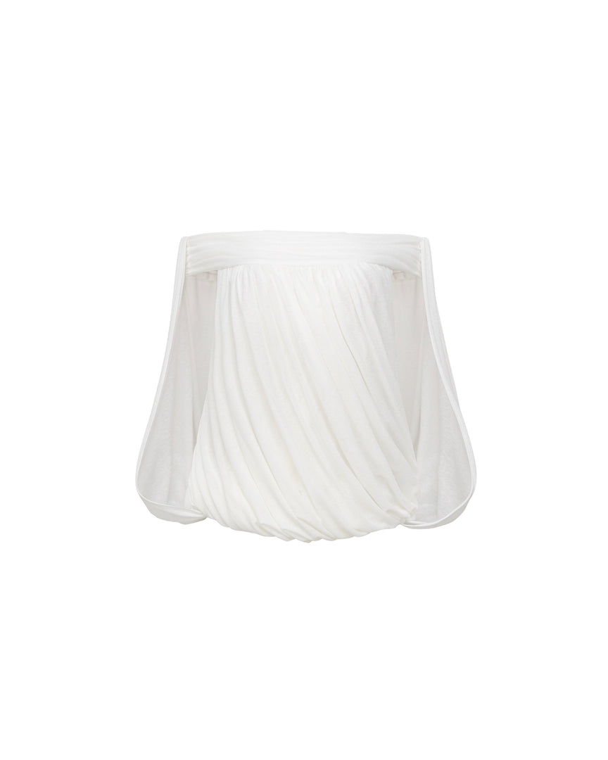 Ruched Mushroom Top