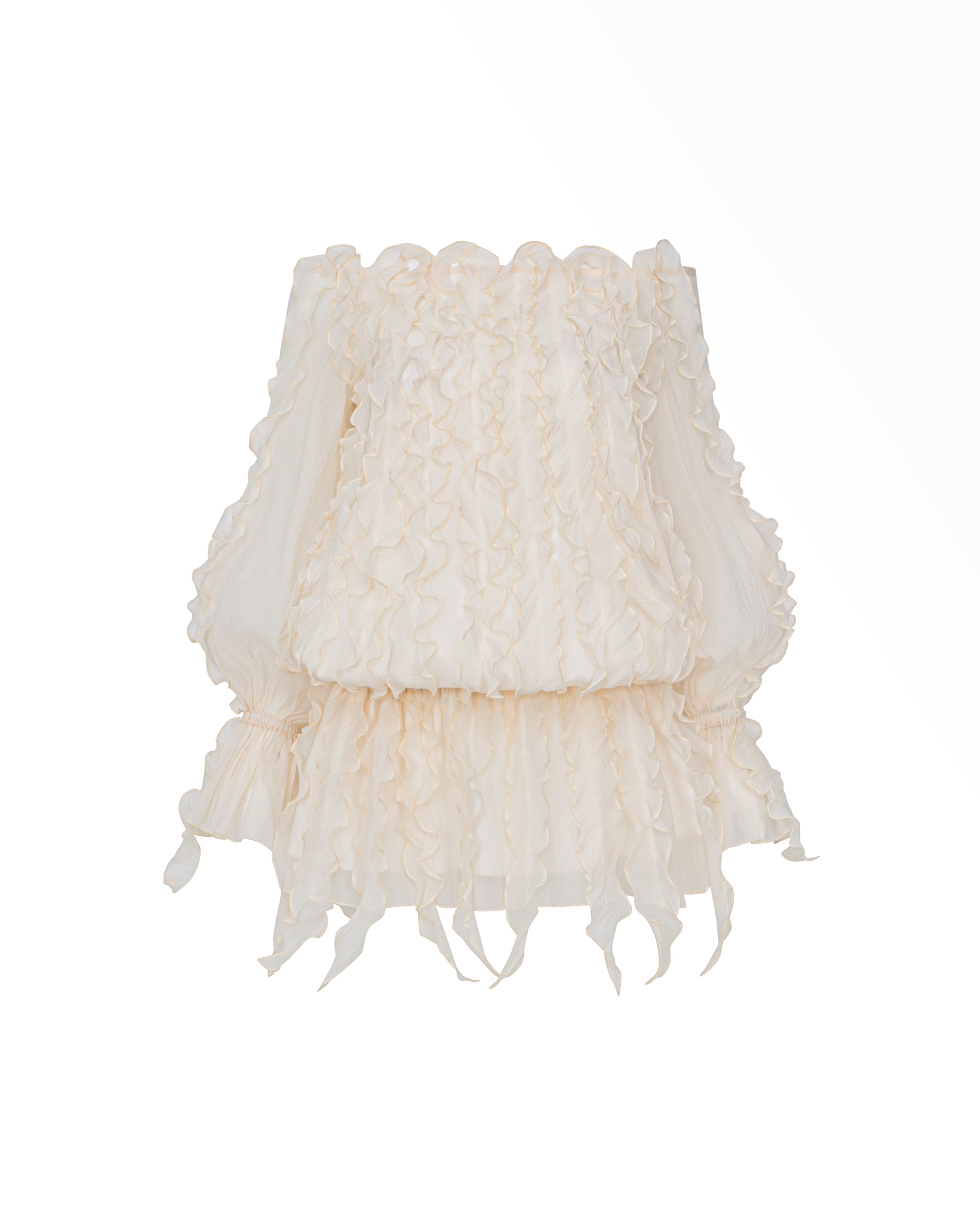 Silk Wave Flow Dress