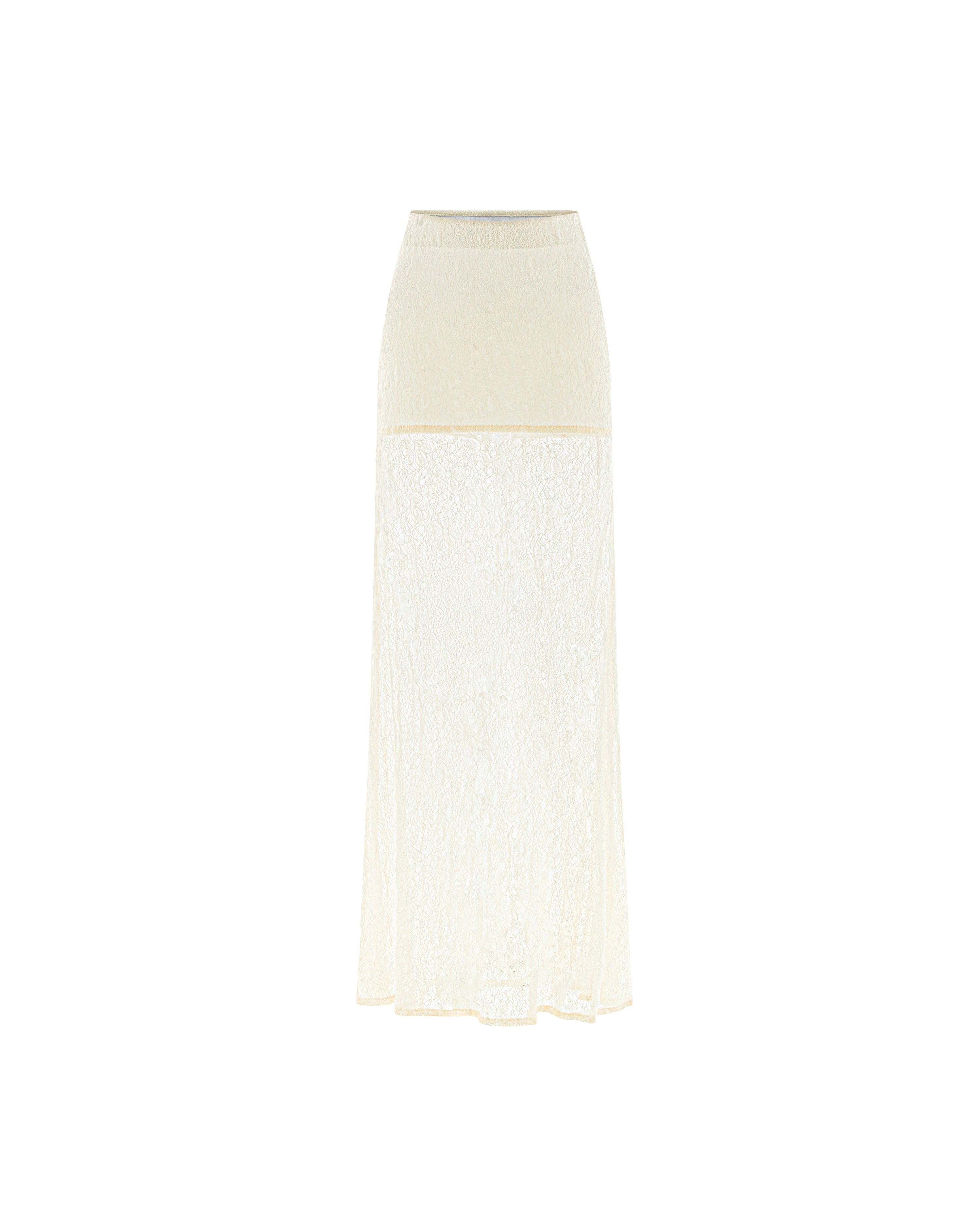 Long Lace Mermaid Skirt