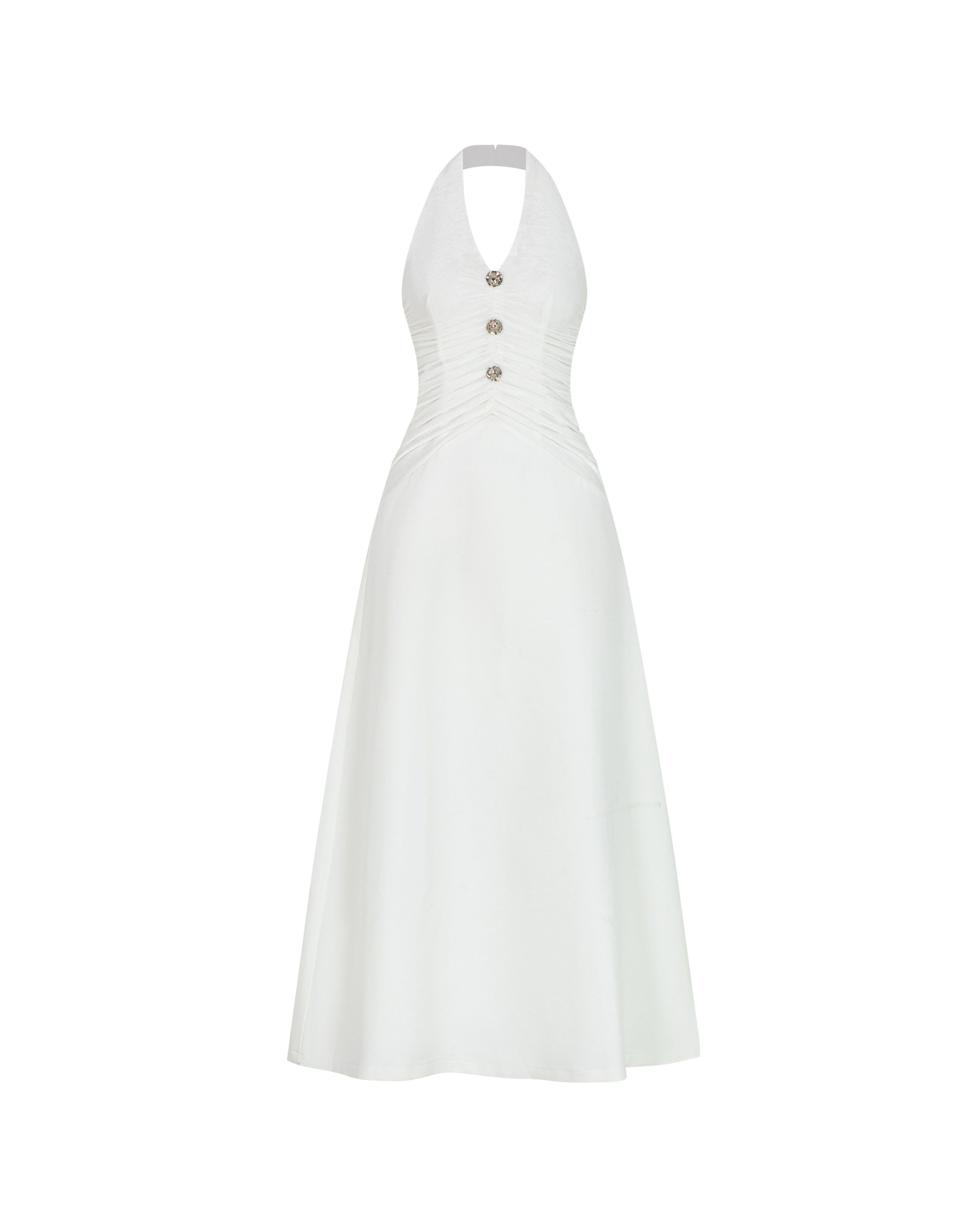 Vogue Buttoned Dress