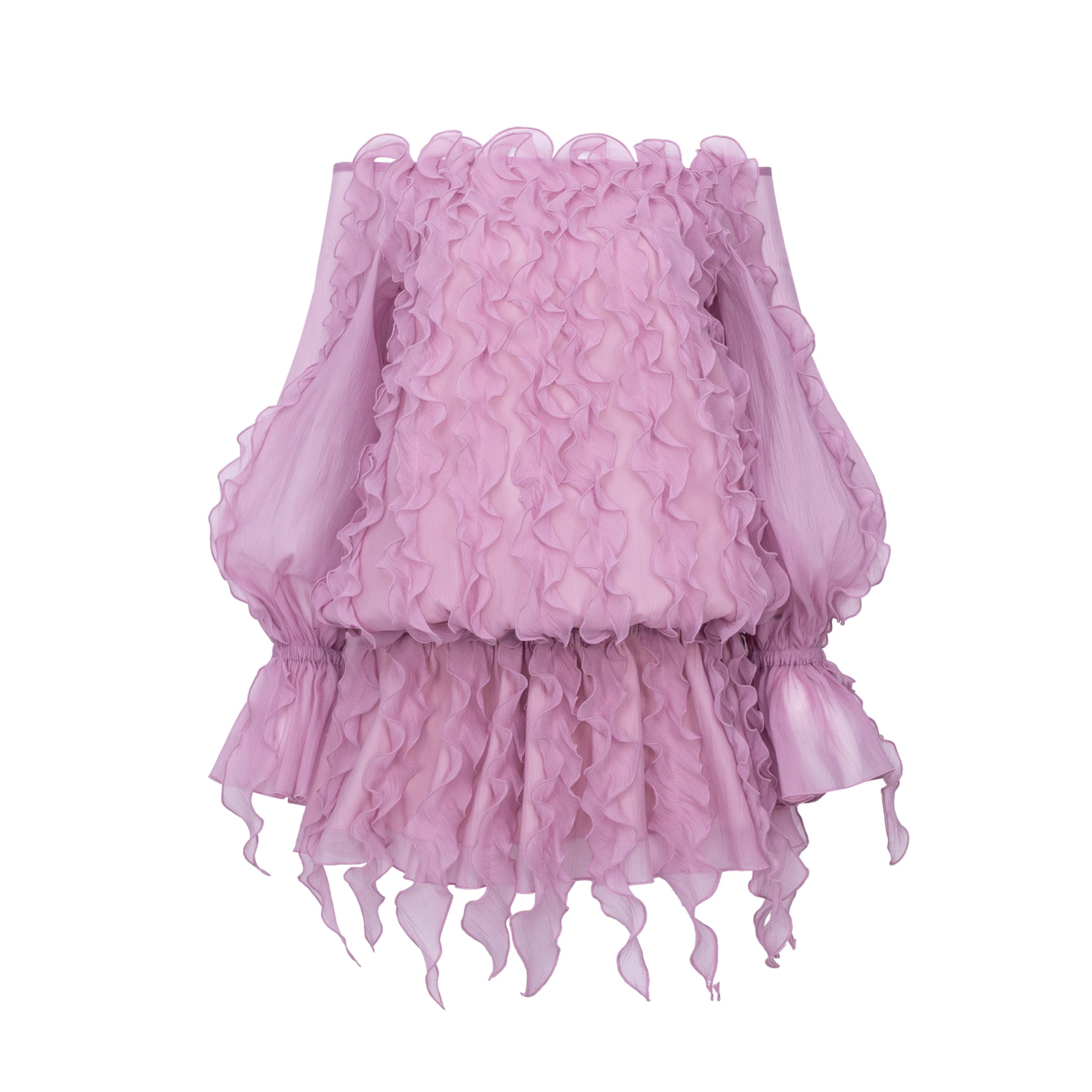 Silk Wave Flow Dress