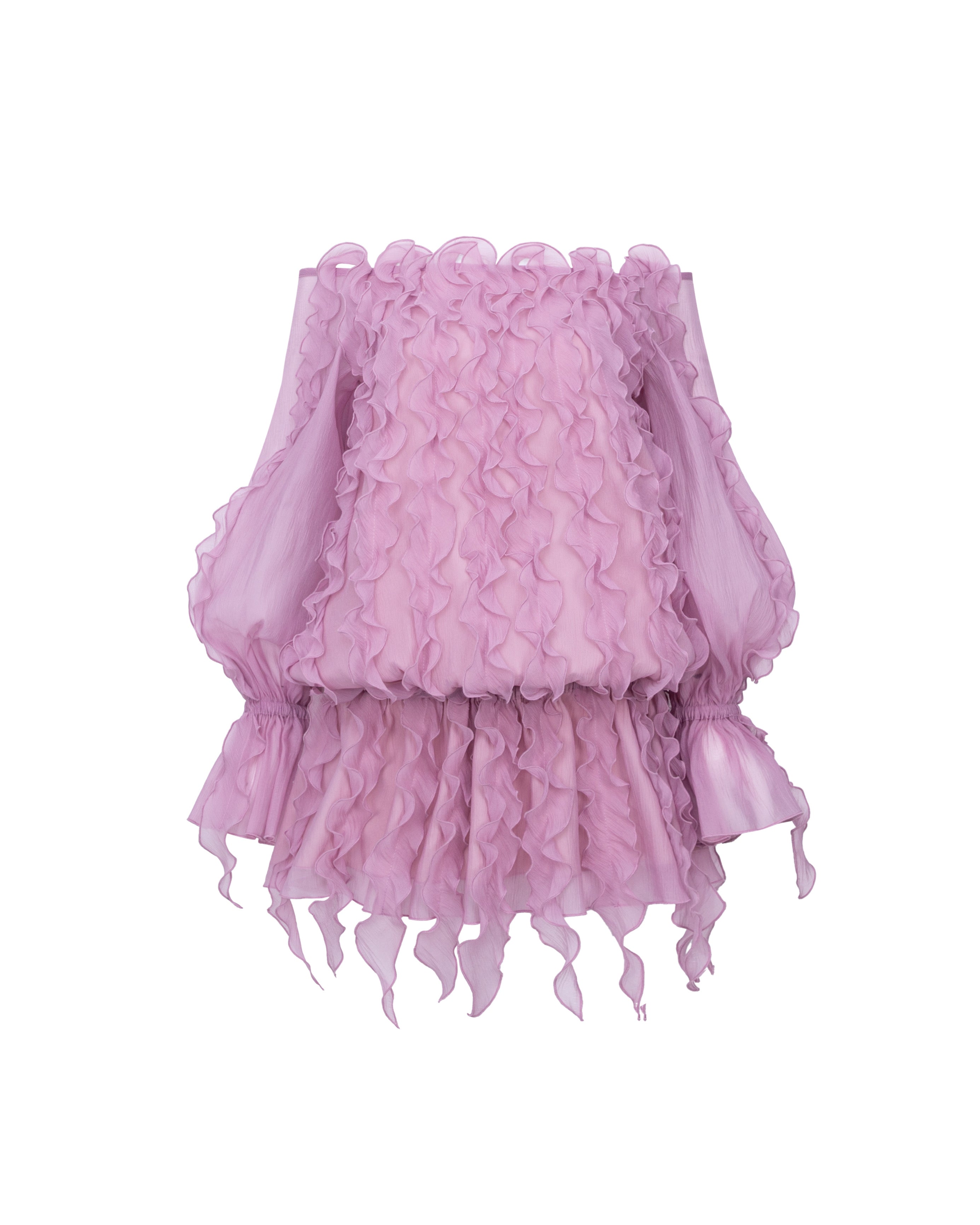 Silk Wave Flow Dress