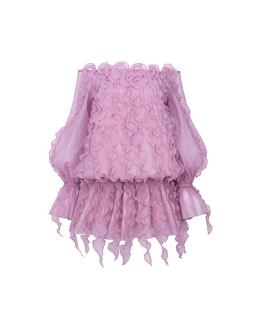 Silk Wave Flow Dress