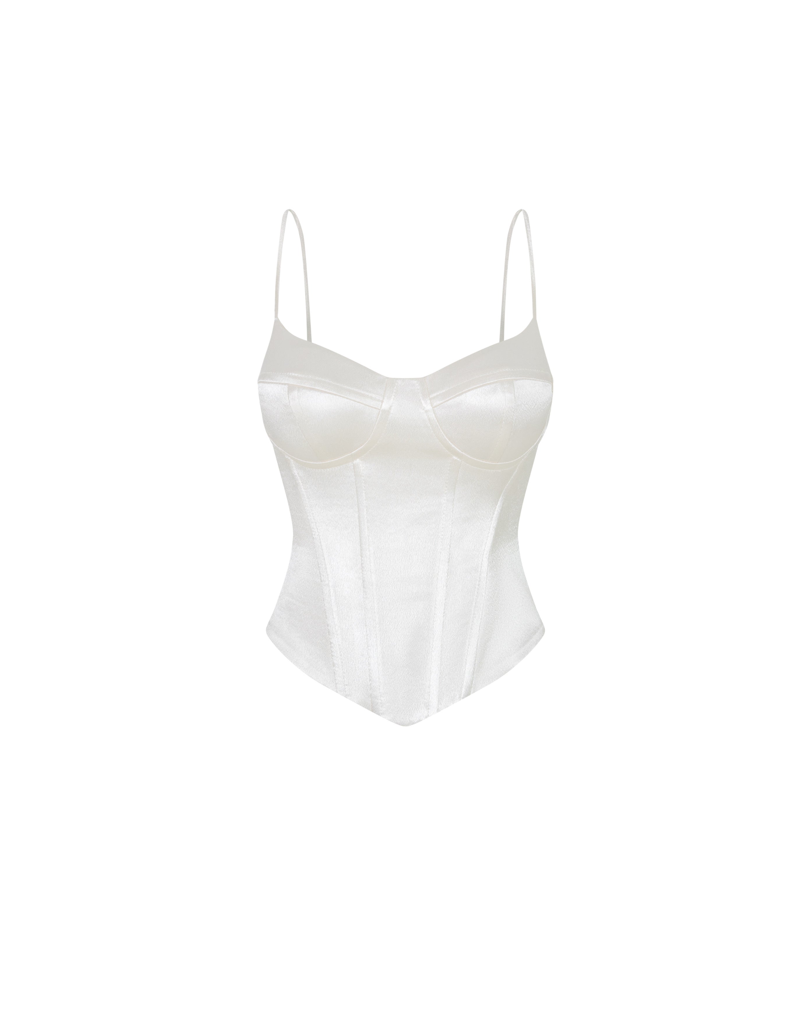 Silk Corset Top