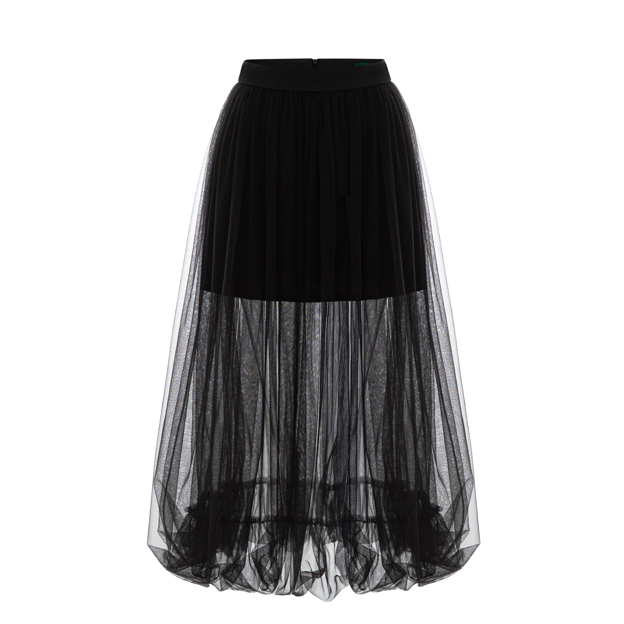 Black Tulle Mushroom Skirt