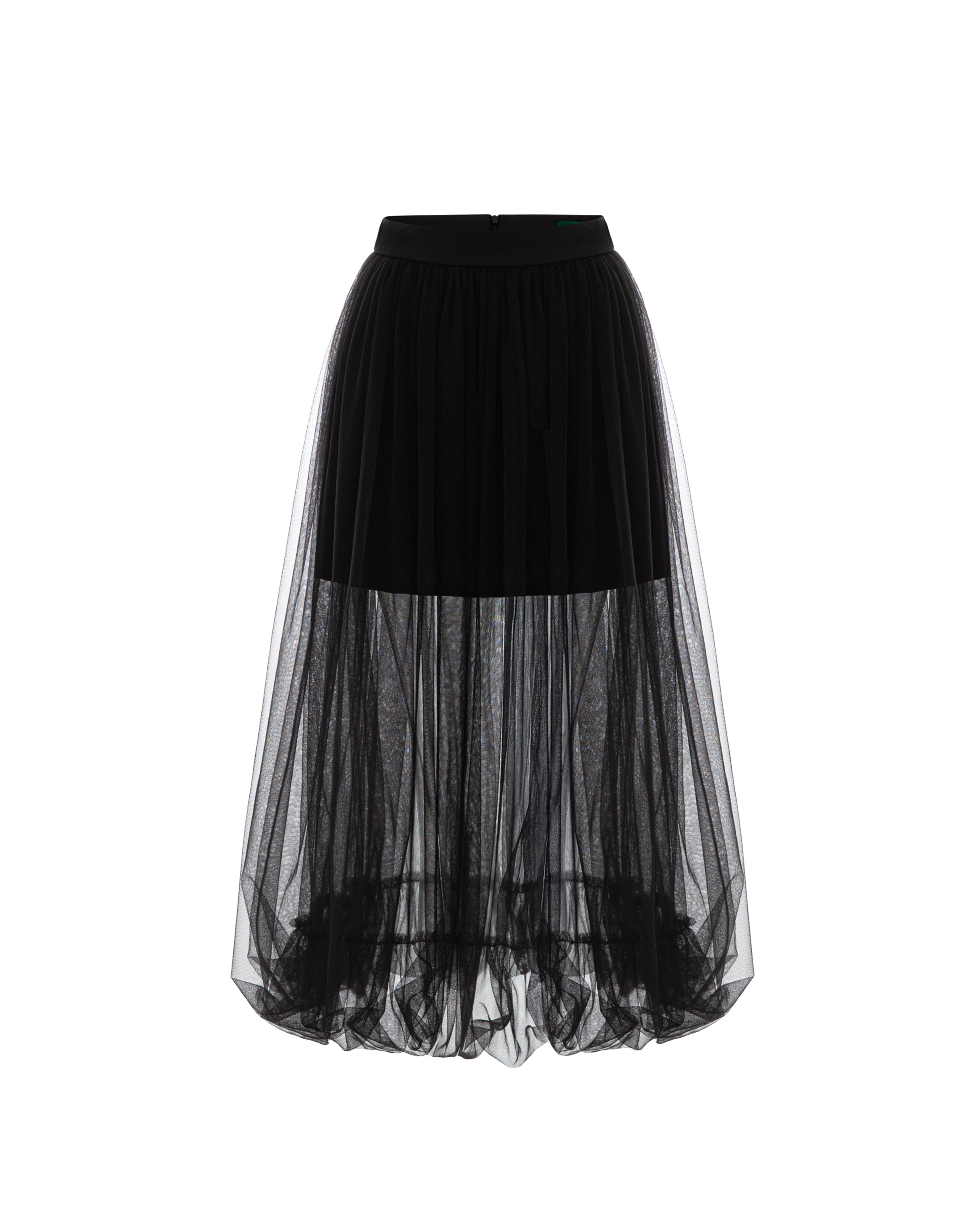 Black Tulle Mushroom Skirt