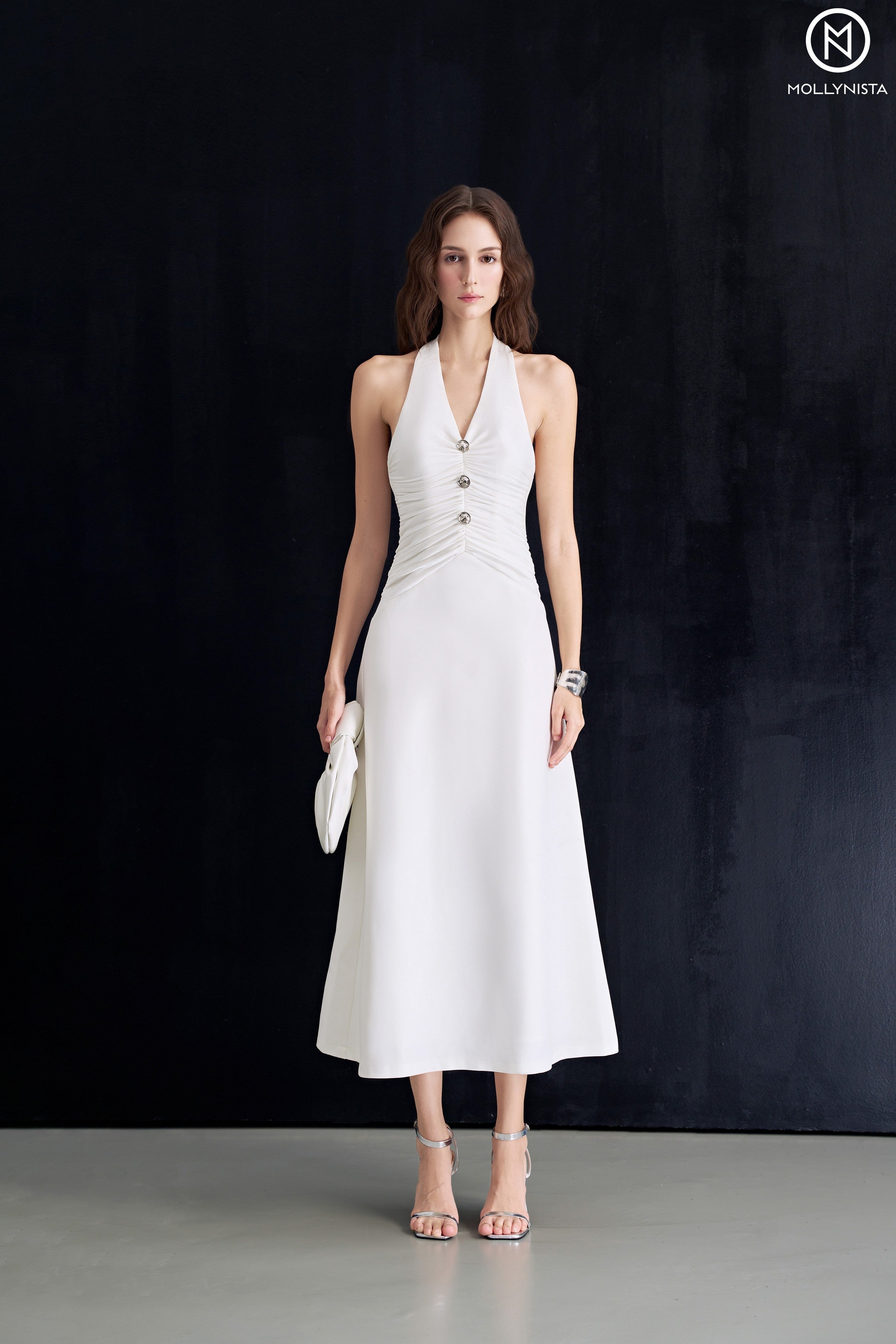 Vogue Buttoned Dress