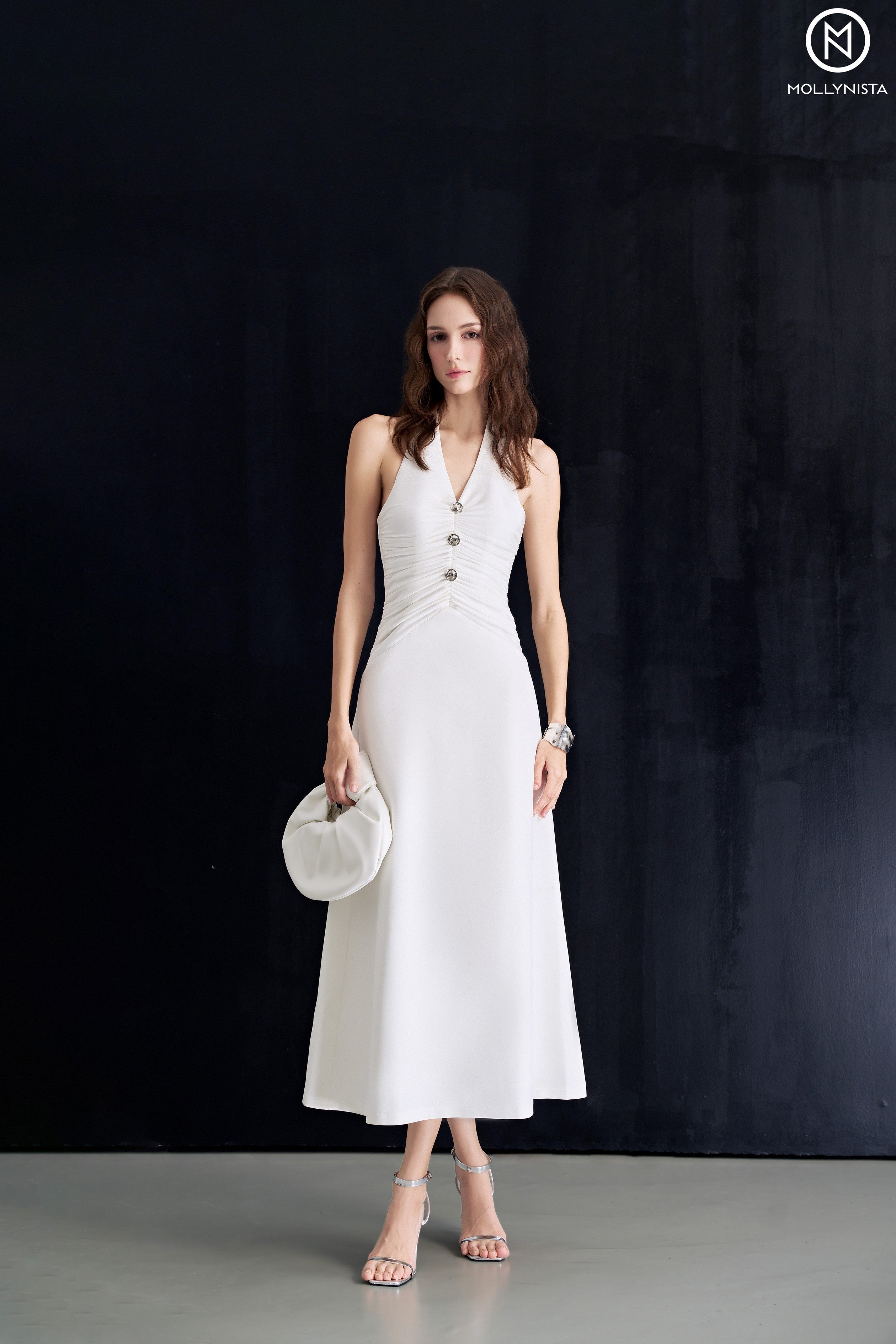 Vogue Buttoned Dress