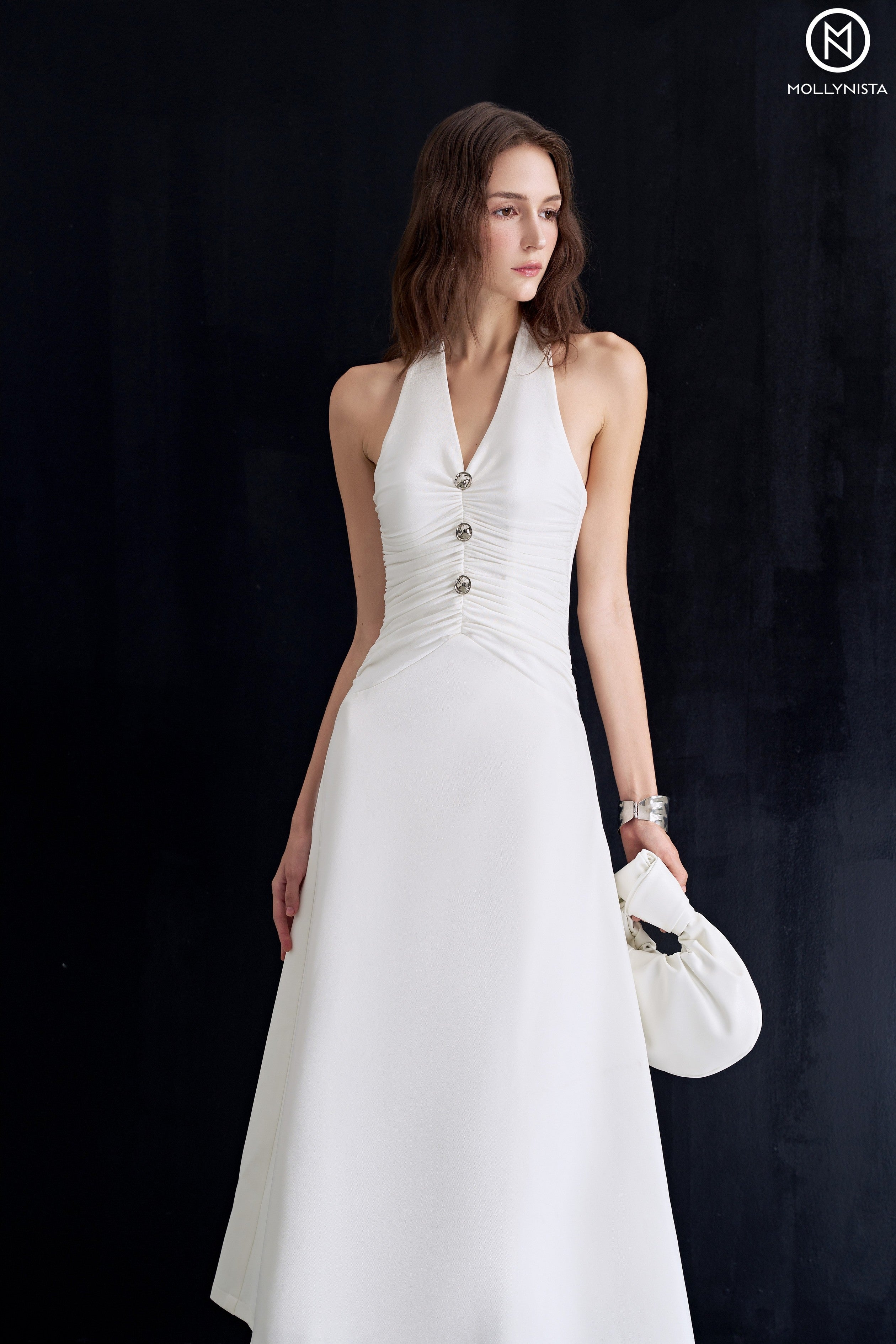Vogue Buttoned Dress