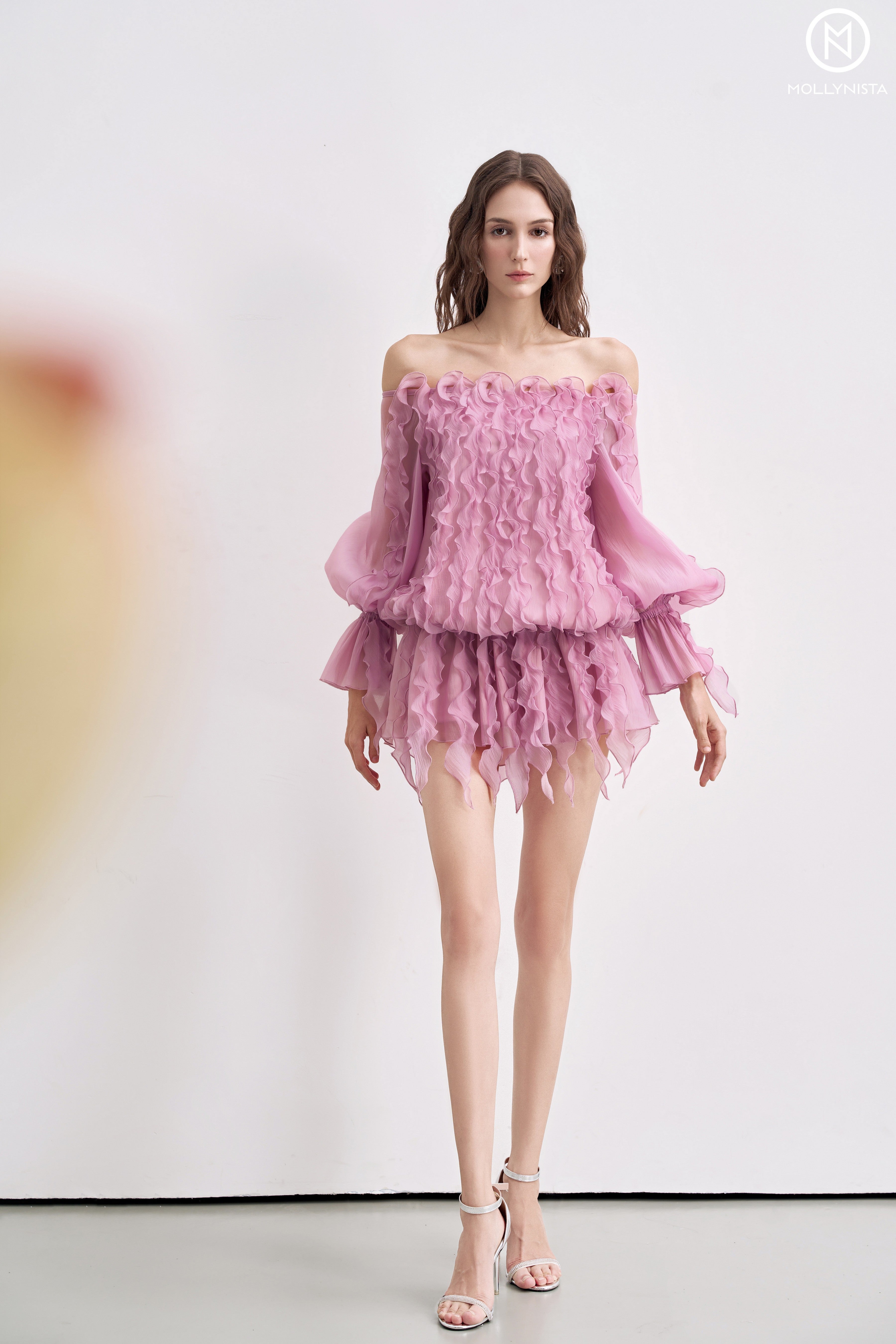 Silk Wave Flow Dress
