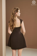 Load image into Gallery viewer, Dress with neck scarf
