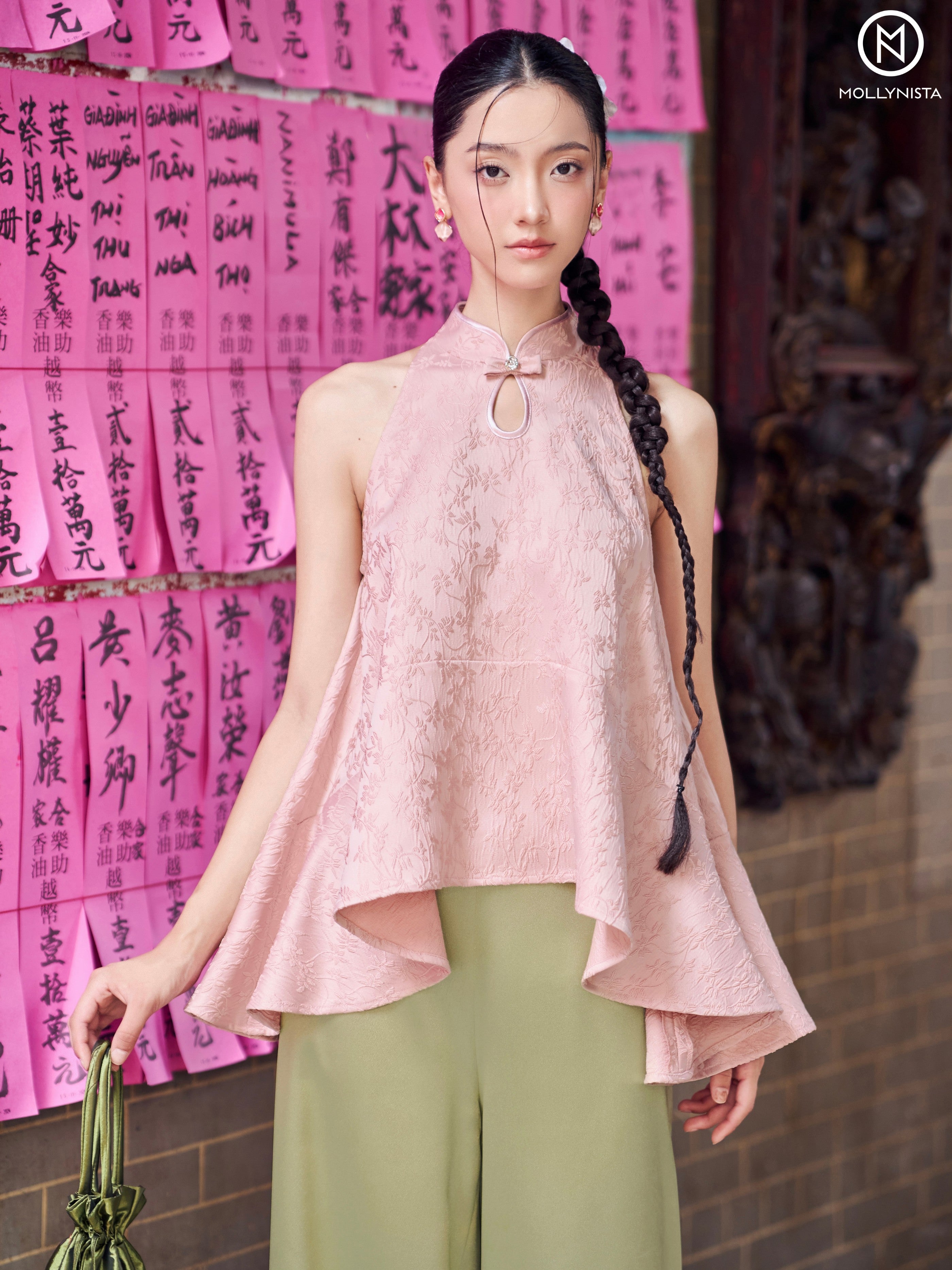 AO YEM TET 2025 MOLLYNISTA (FREE PANTS)