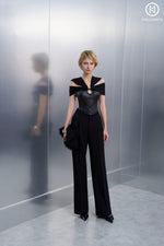 Load image into Gallery viewer, Basic straight leg trousers

