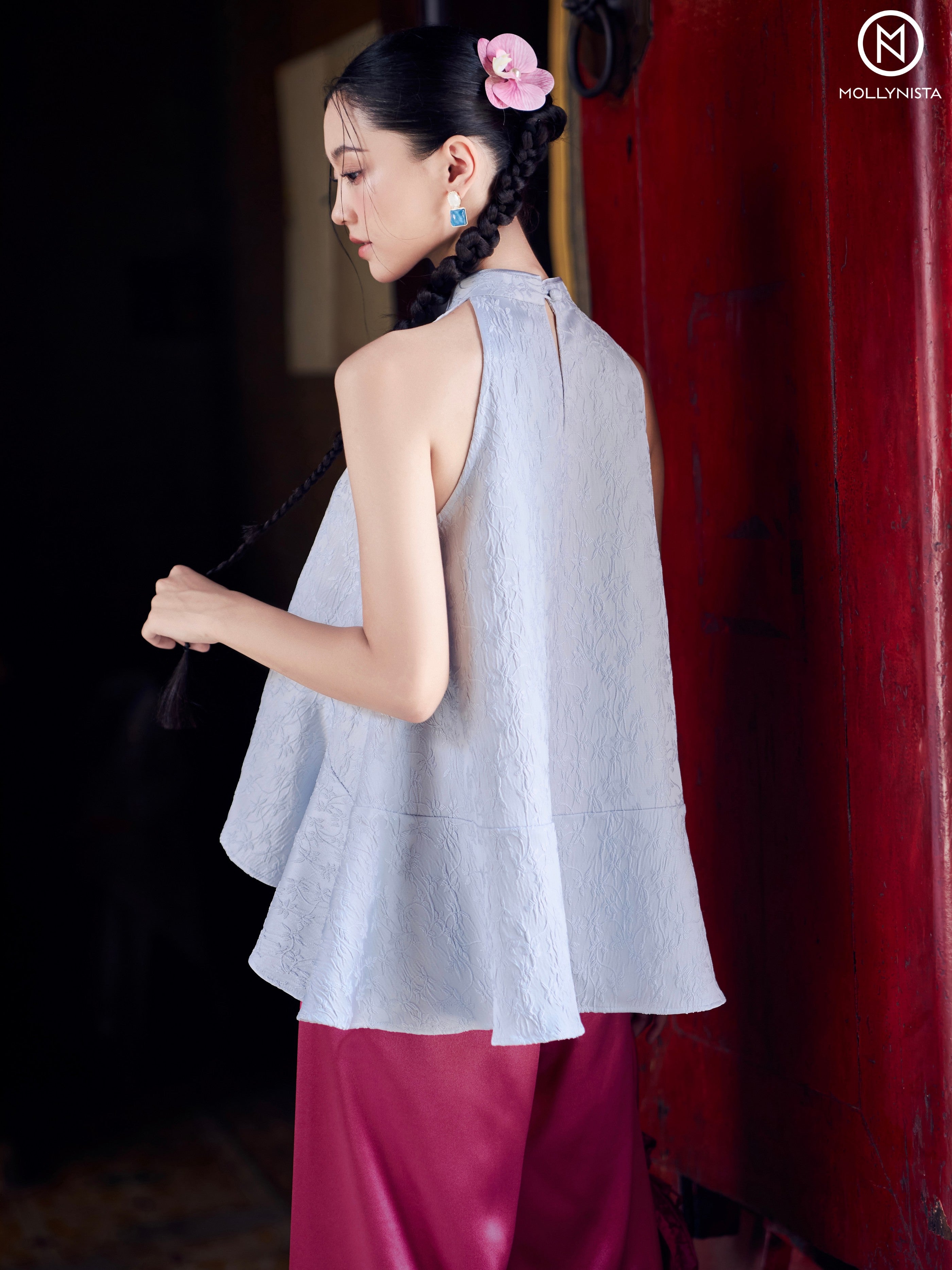 AO YEM TET 2025 MOLLYNISTA (FREE PANTS)