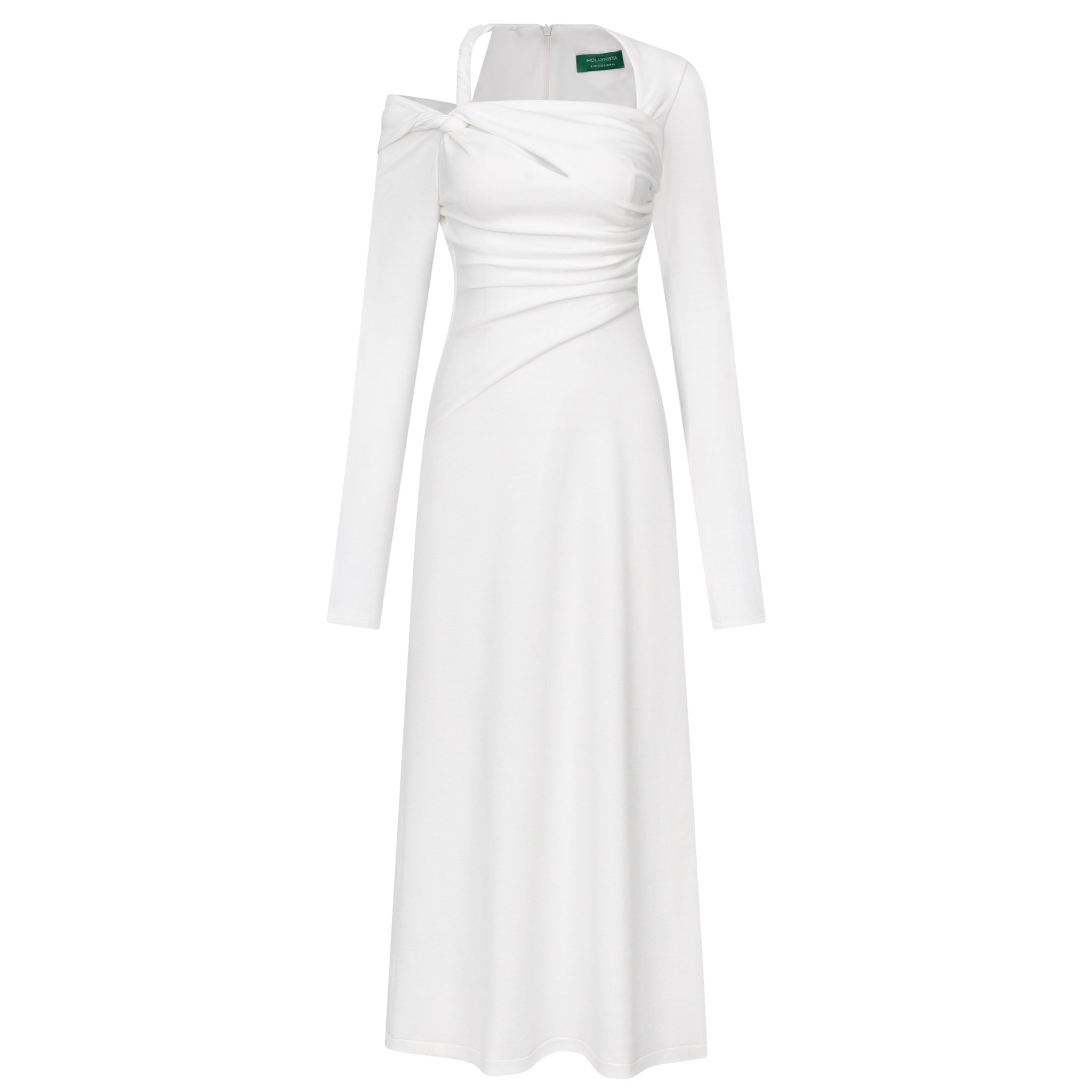 Ruffle Shoulder Dress