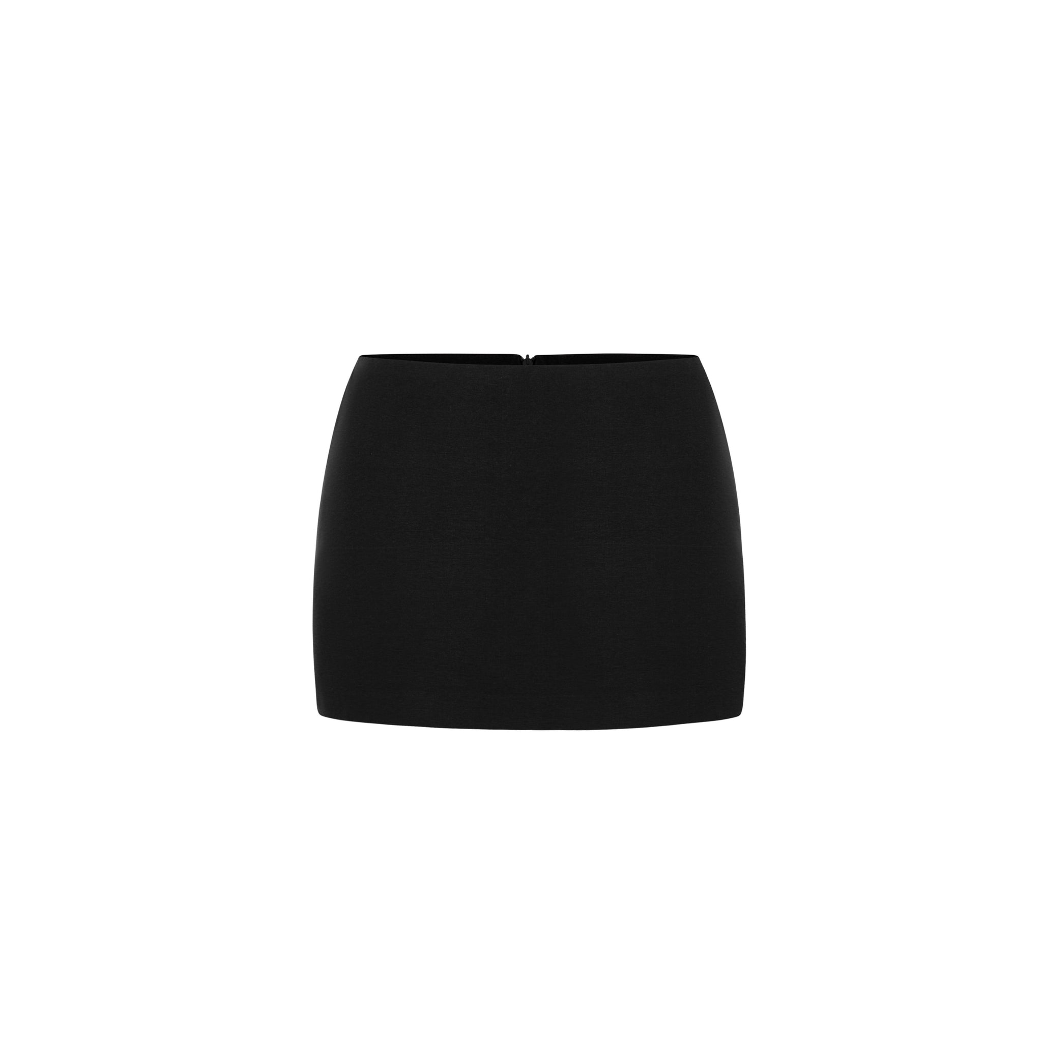 Black Low-Waist Skort