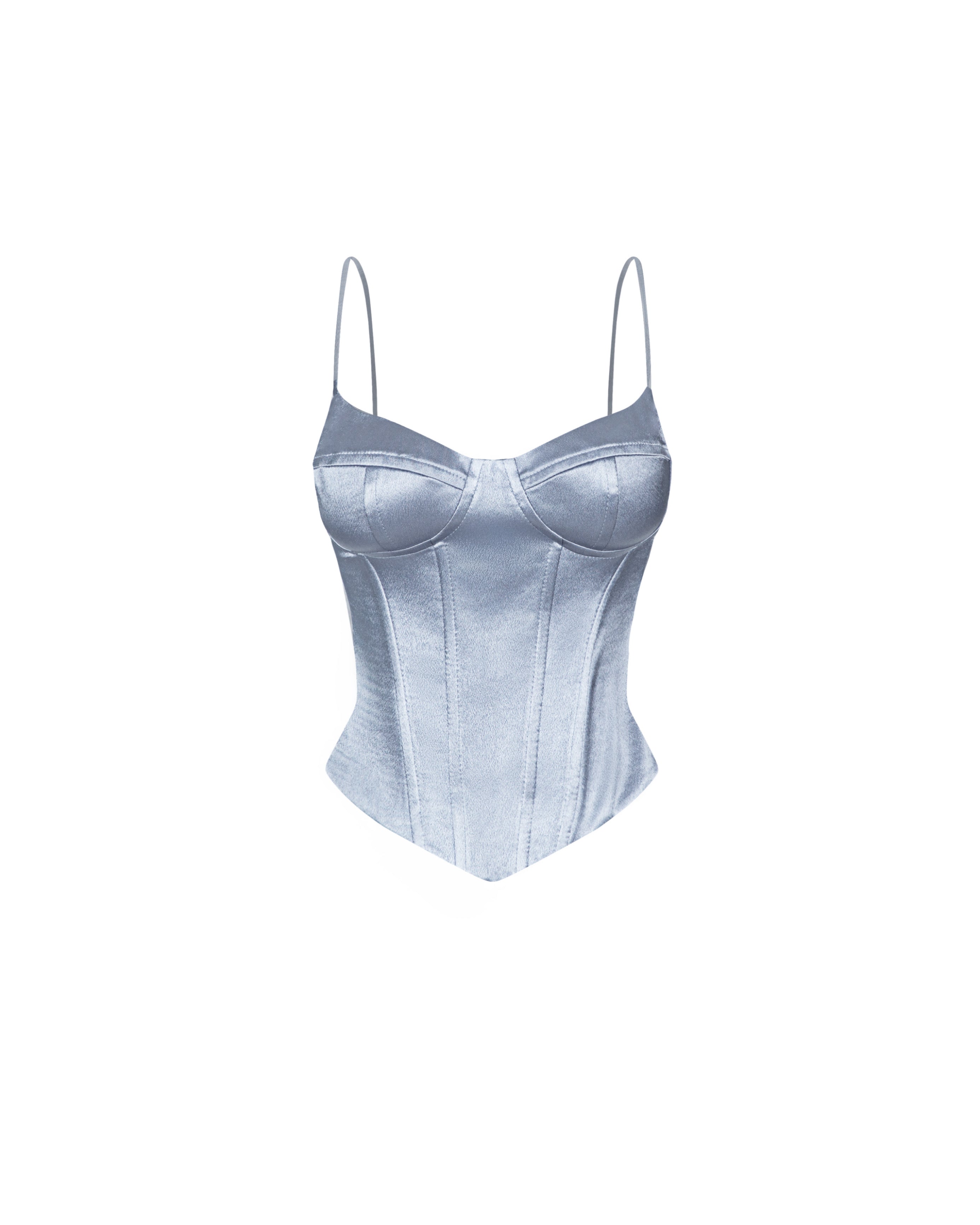 Silk Corset Top