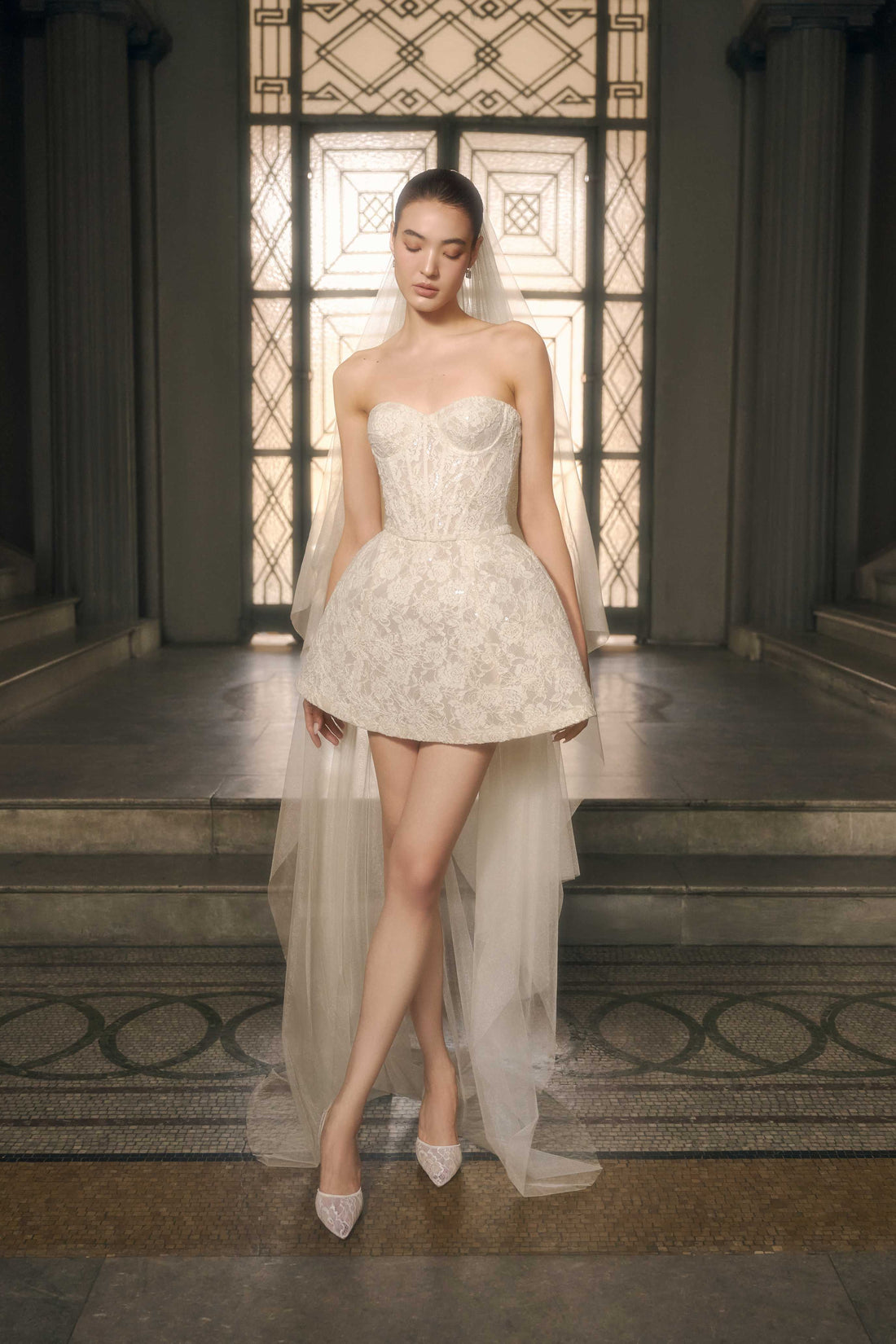 Aurelia Lace Bubble Corset Dress (Pre-Order 14 Days)