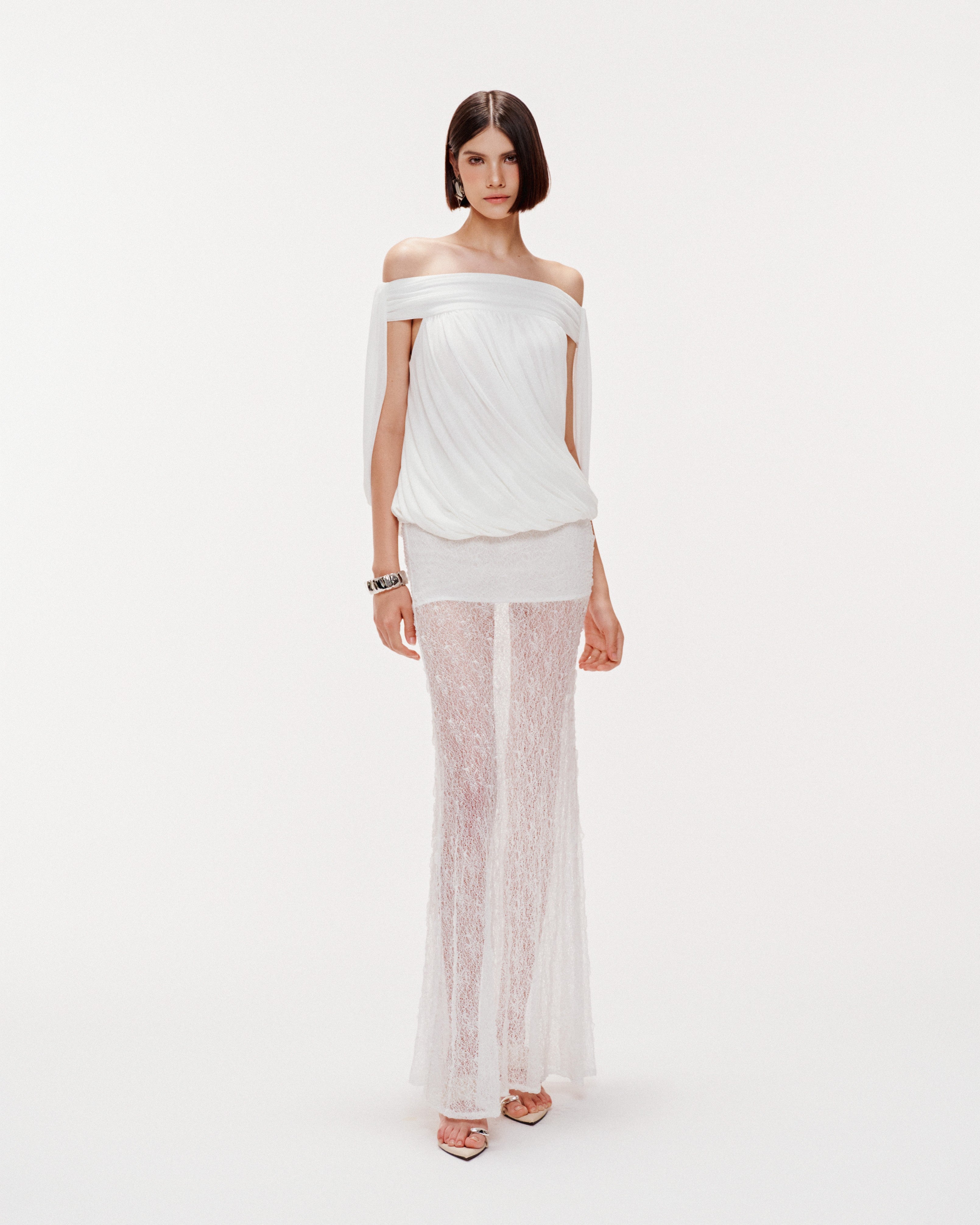 Ruched Mushroom Top