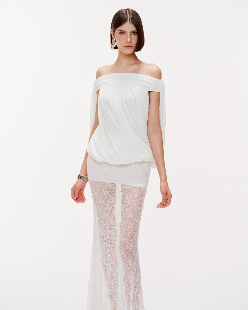 Ruched Mushroom Top