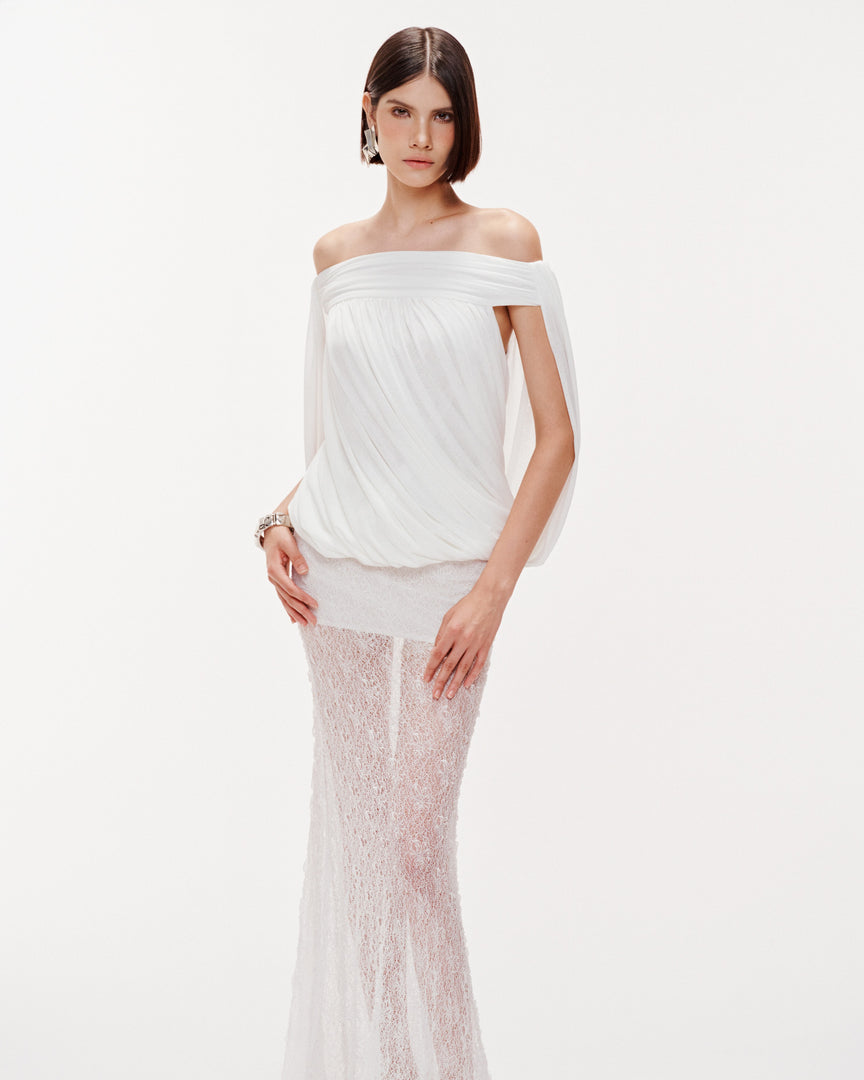 Ruched Mushroom Top