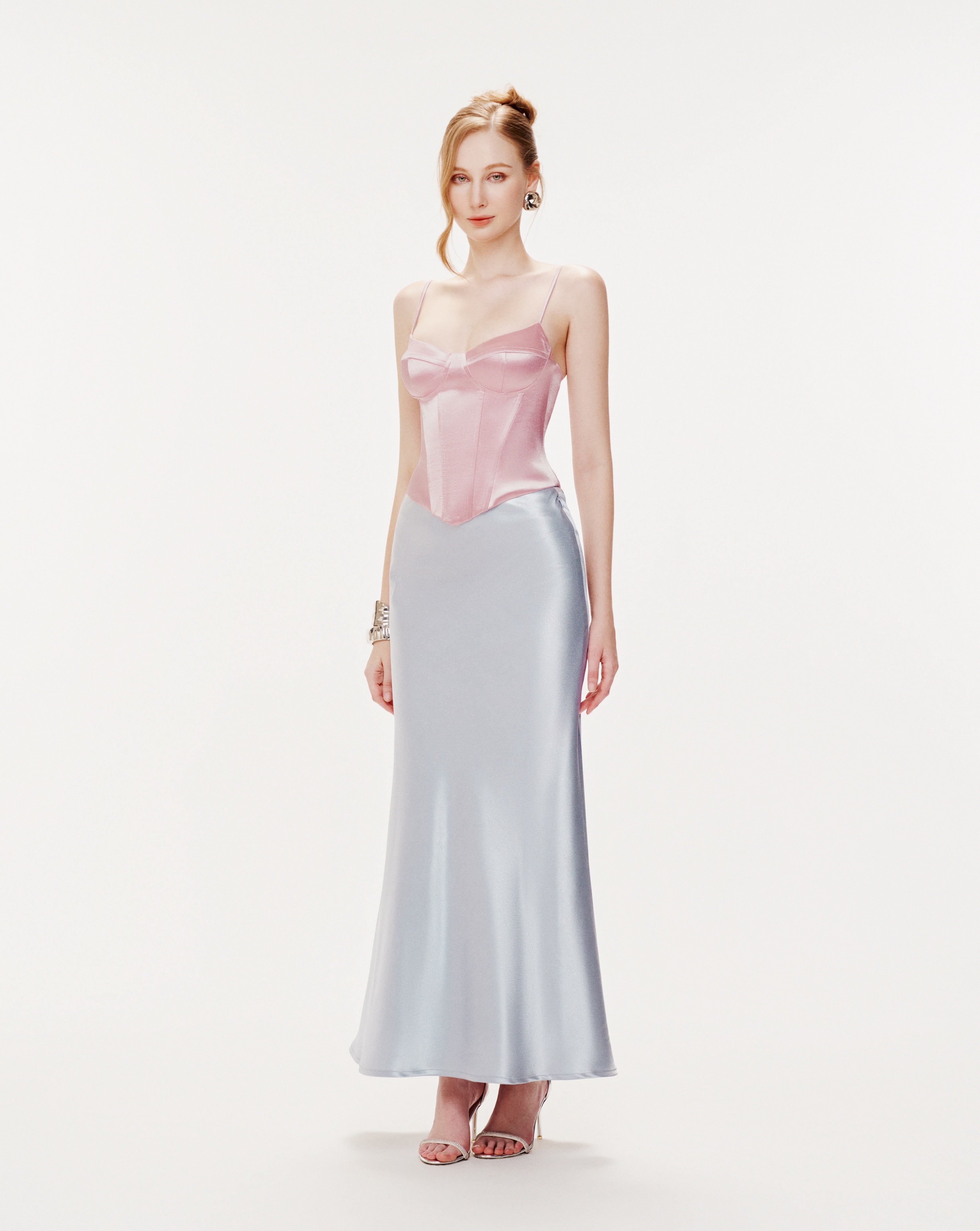 Silk Corset Top