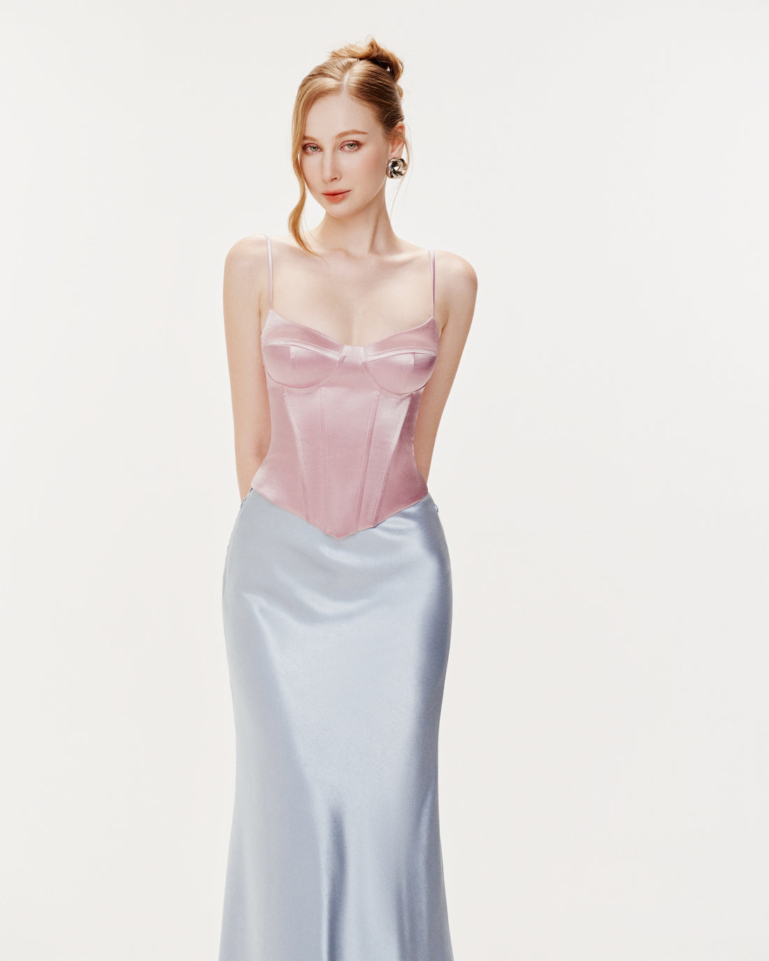 Silk Corset Top