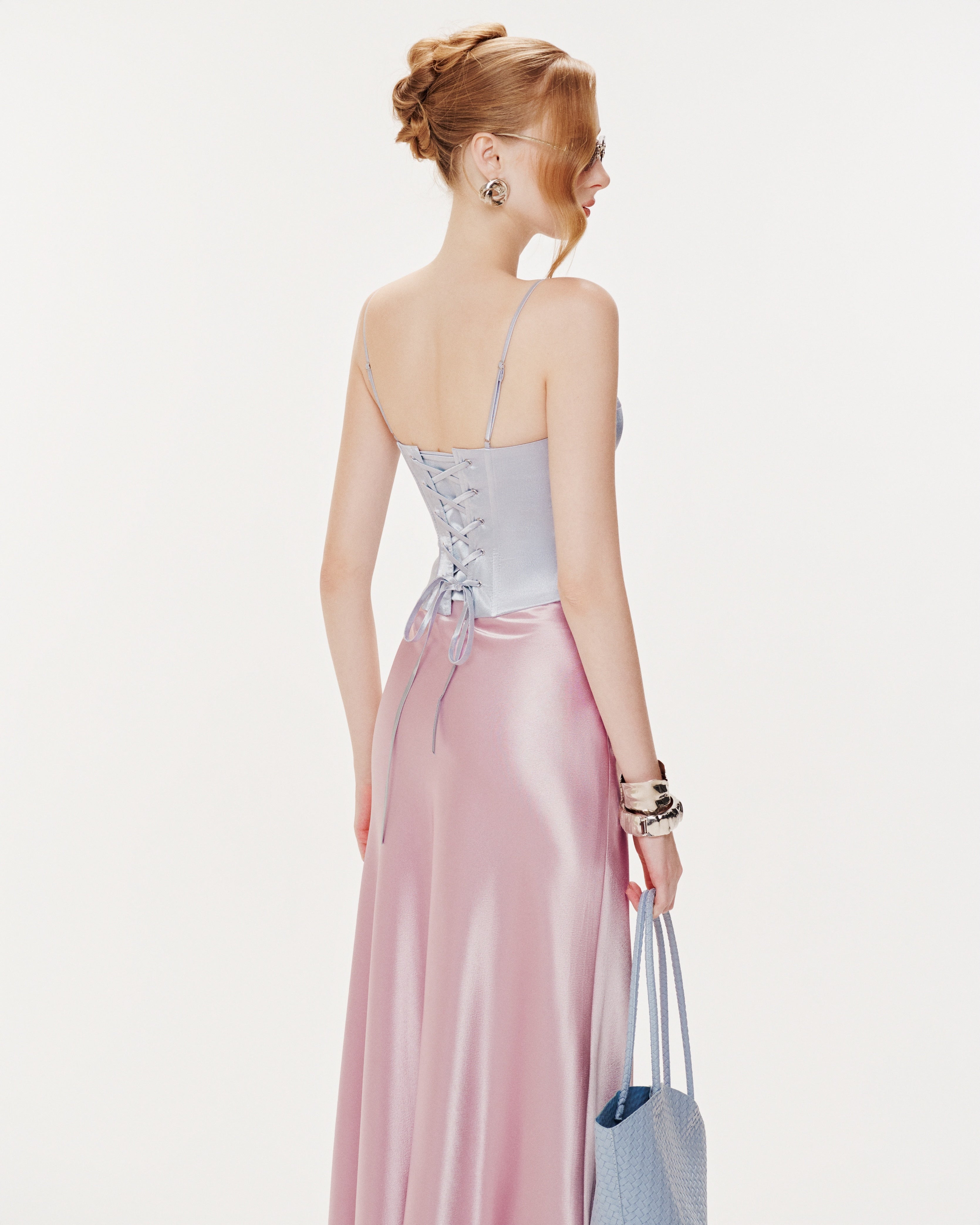 Silk Corset Top