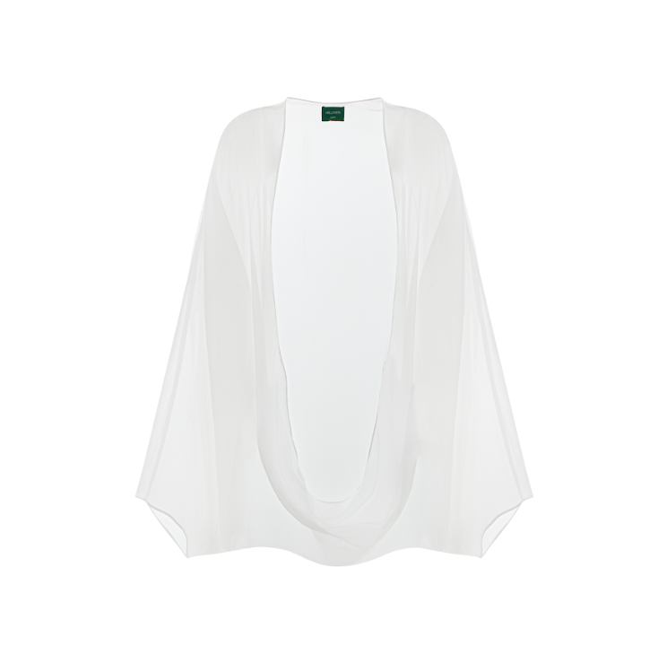 High-End Silk Blend Cape
