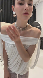 Load and play video in Gallery viewer, Long Lace Mermaid Skirt
